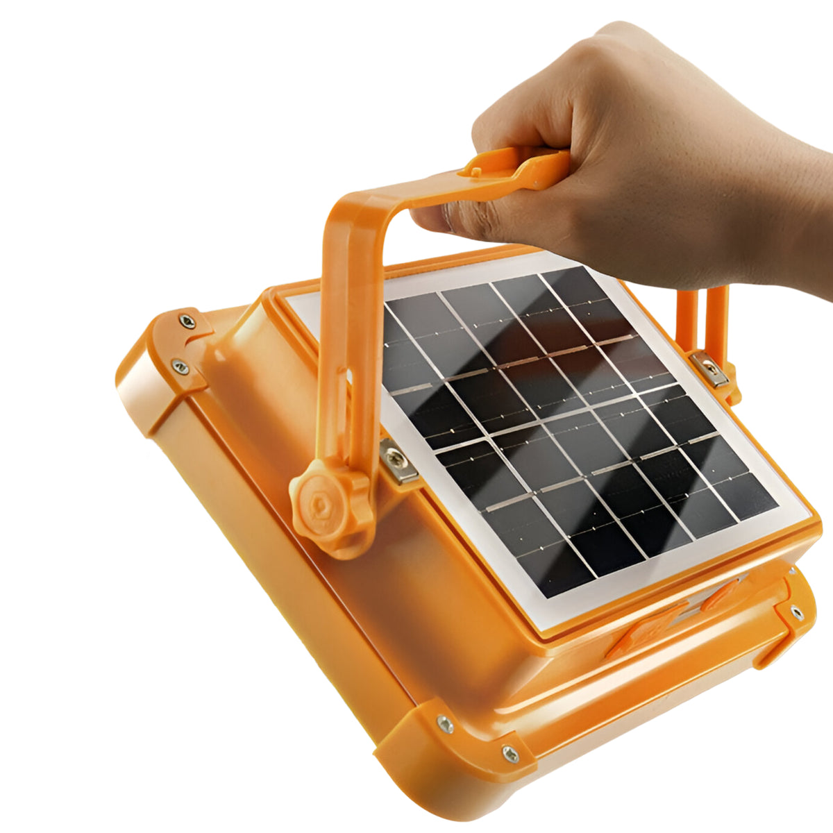 Foco Solar Portátil 100W + Cargador de Smartphone USB 175096