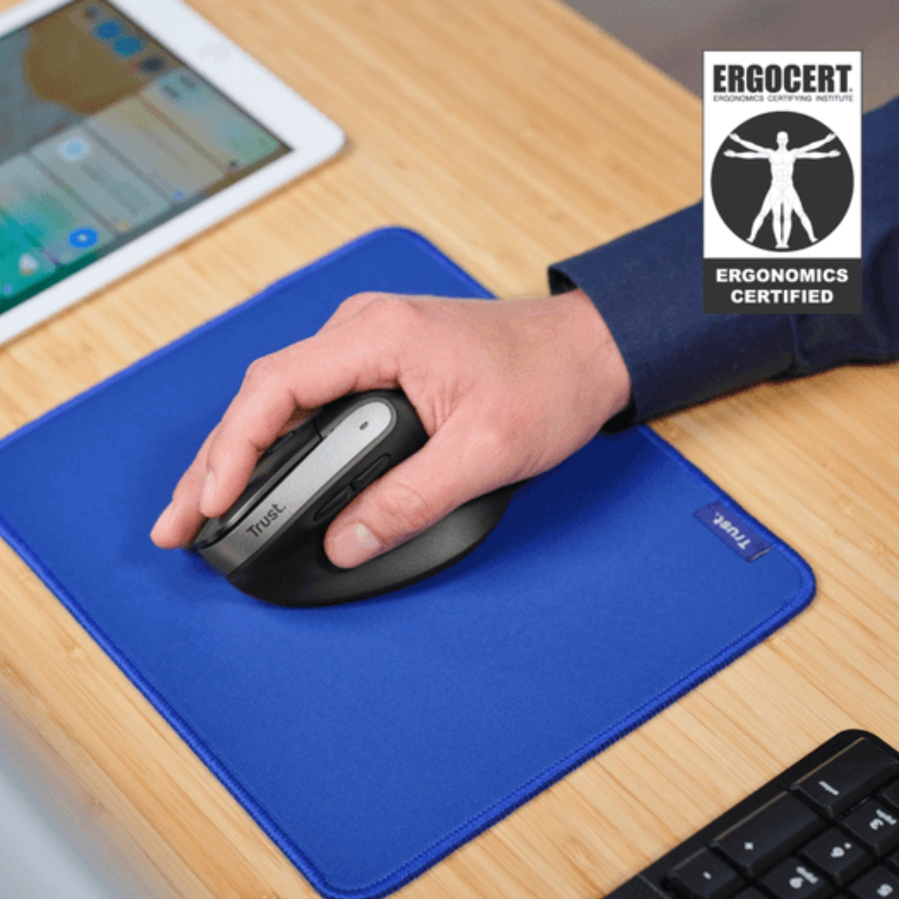Mouse Inalámbrico Vertical Ergonómico Bayo+ Bluetooth / USB