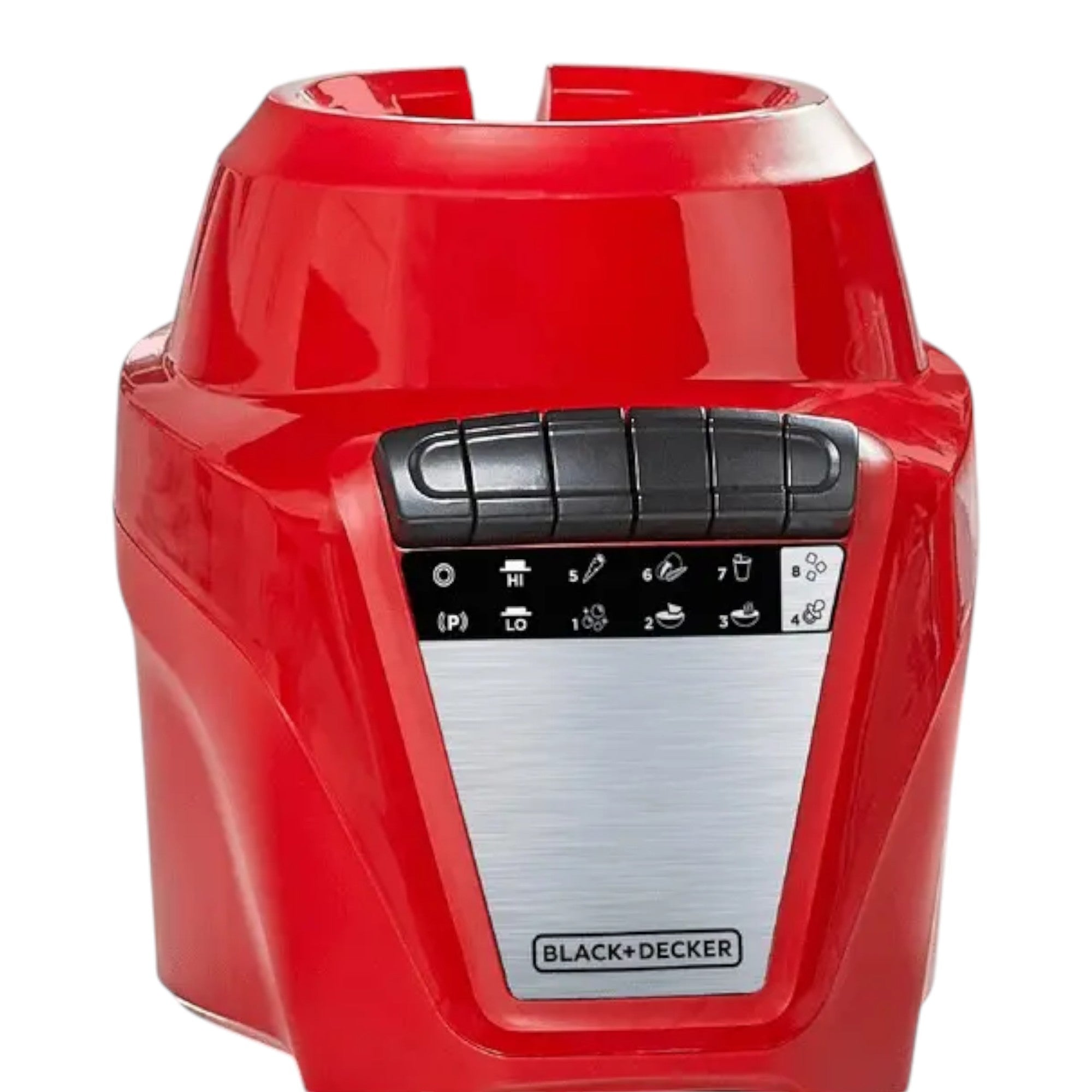 Licuadora Black+Decker 700W Vaso de Vidrio 1.5L Roja