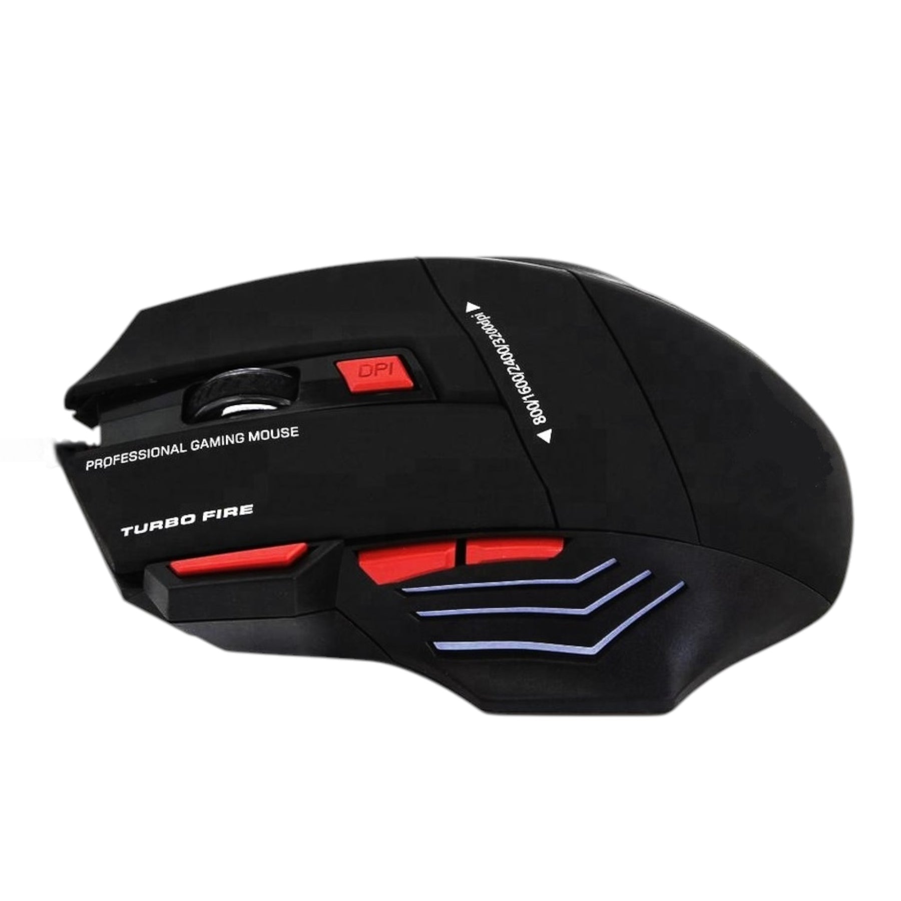 Mouse Gamer 7 Botones 3200 DPI + Turbo Fire Reptilex Rx0006