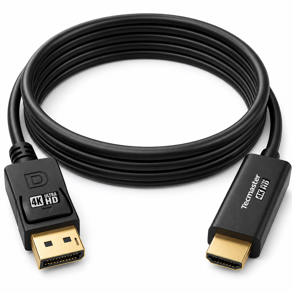 Cable DisplayPort DP a HDMI 4K Ultra HD 1.8m Reforzado