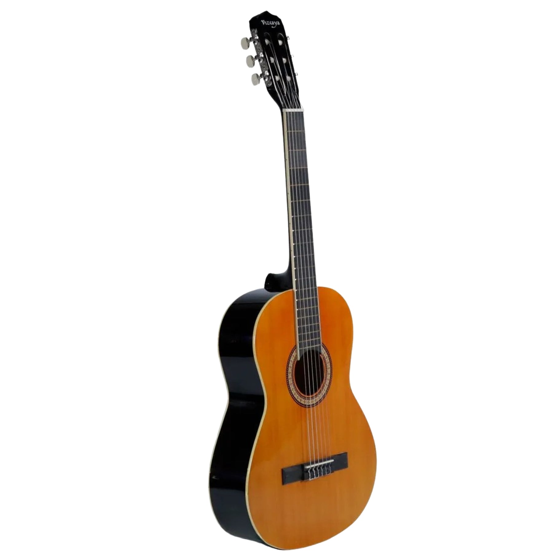 Guitarra Acústica Vizcaya 39" Caramelo Cuerdas Nylon + Funda