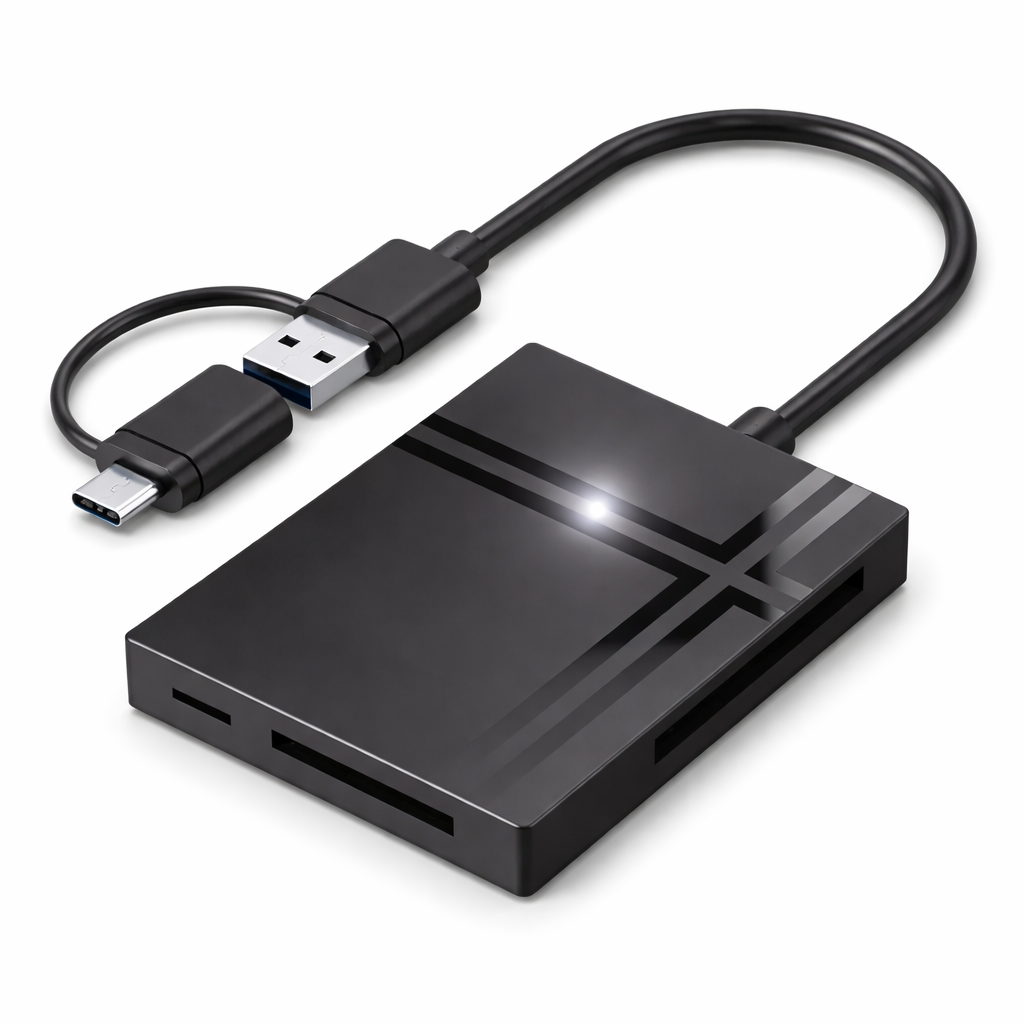 Lector de Memorias Profesional 5en1 USB 3.0 High Speed RD500