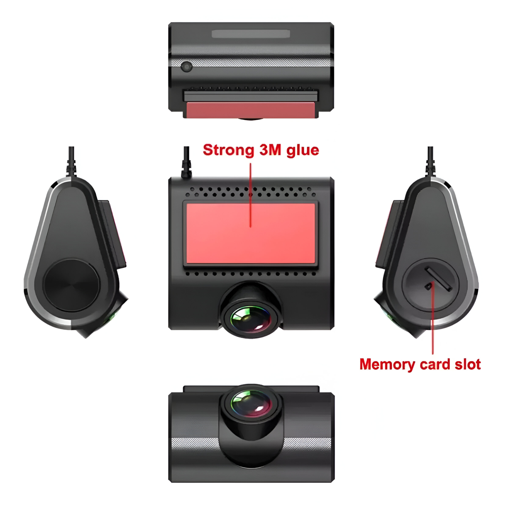 Cámara Grabadora Automotriz DVR Dashcam HD Aiwa AW-A10DVR
