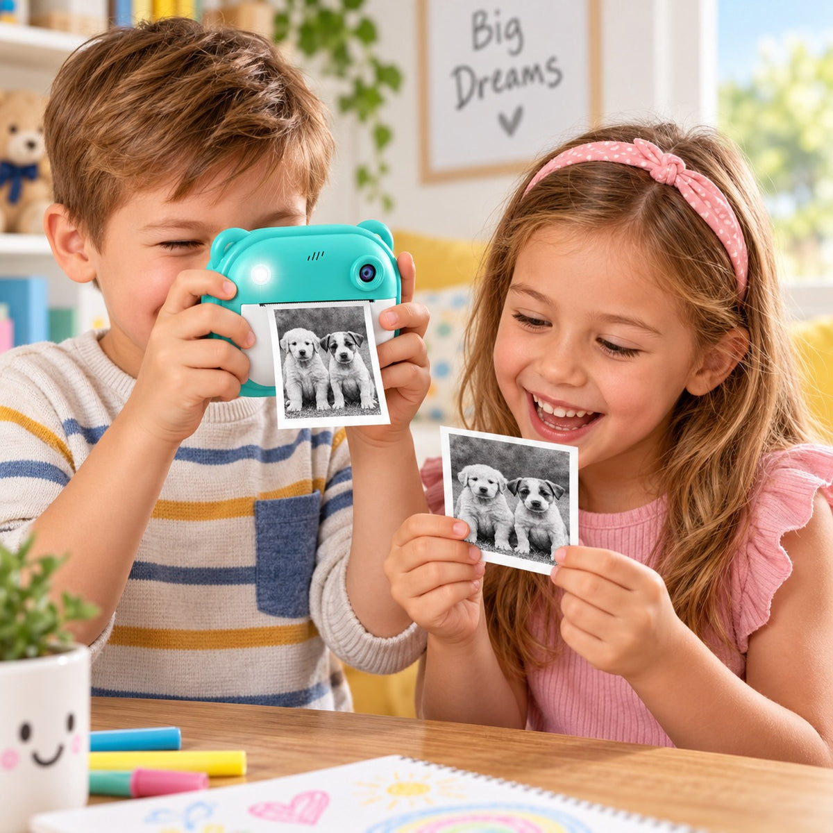 Cámara Instantánea Kinder Kids My LIL MLAB 8 MPX B & N