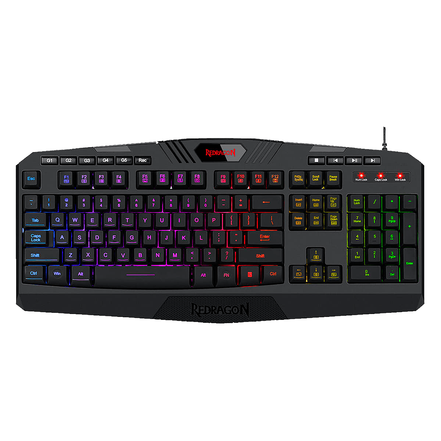 Teclado Gamer Redragon Harpe Pro Anti-Ghosting Full RGB