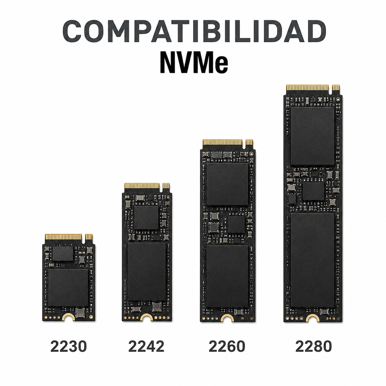 Cofre para Discos SSD M2 PCI-E NVME High Speed Case USB-C 2 TB Max