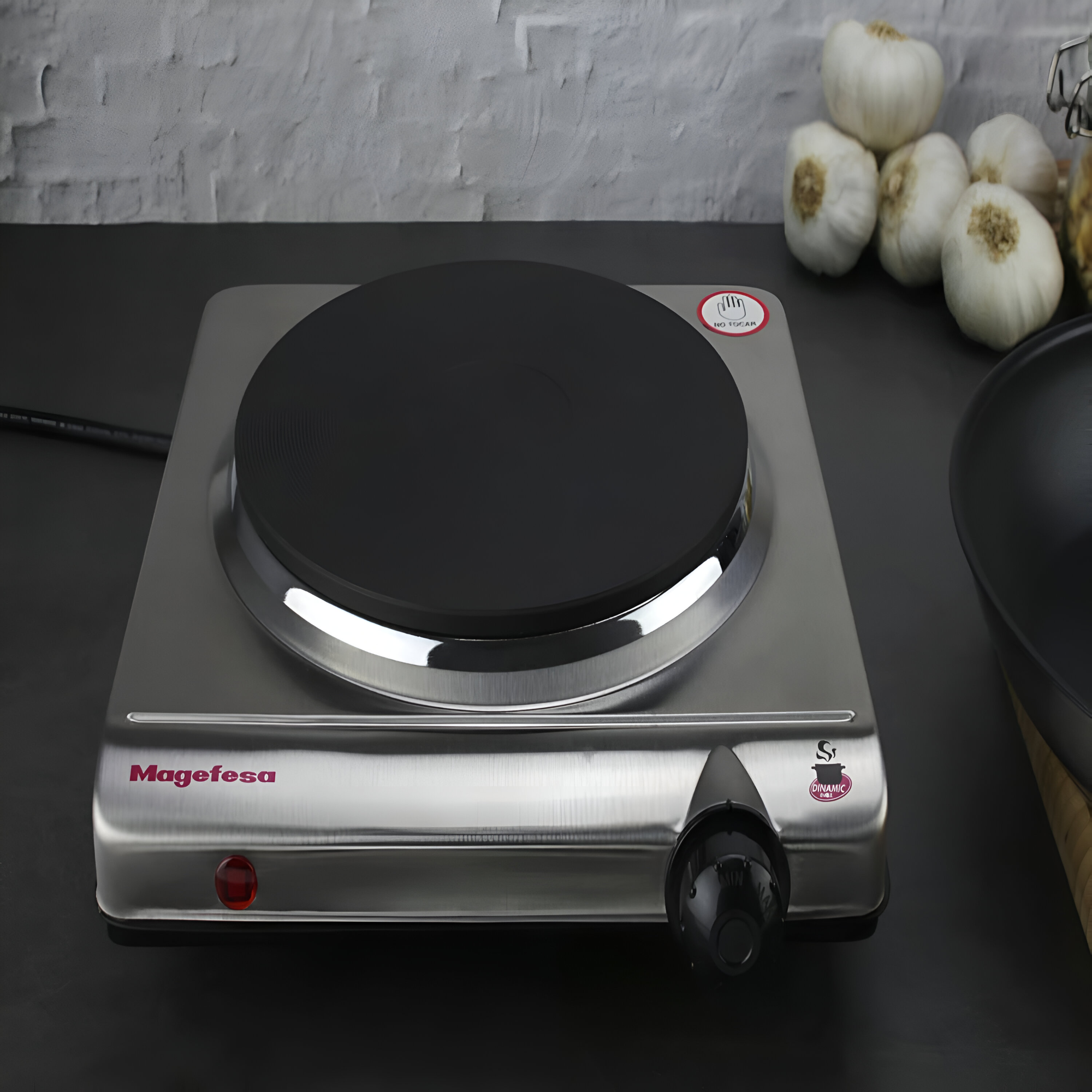 Encimera Eléctrica Magefesa Inoxidable MGF8013 1500W Single
