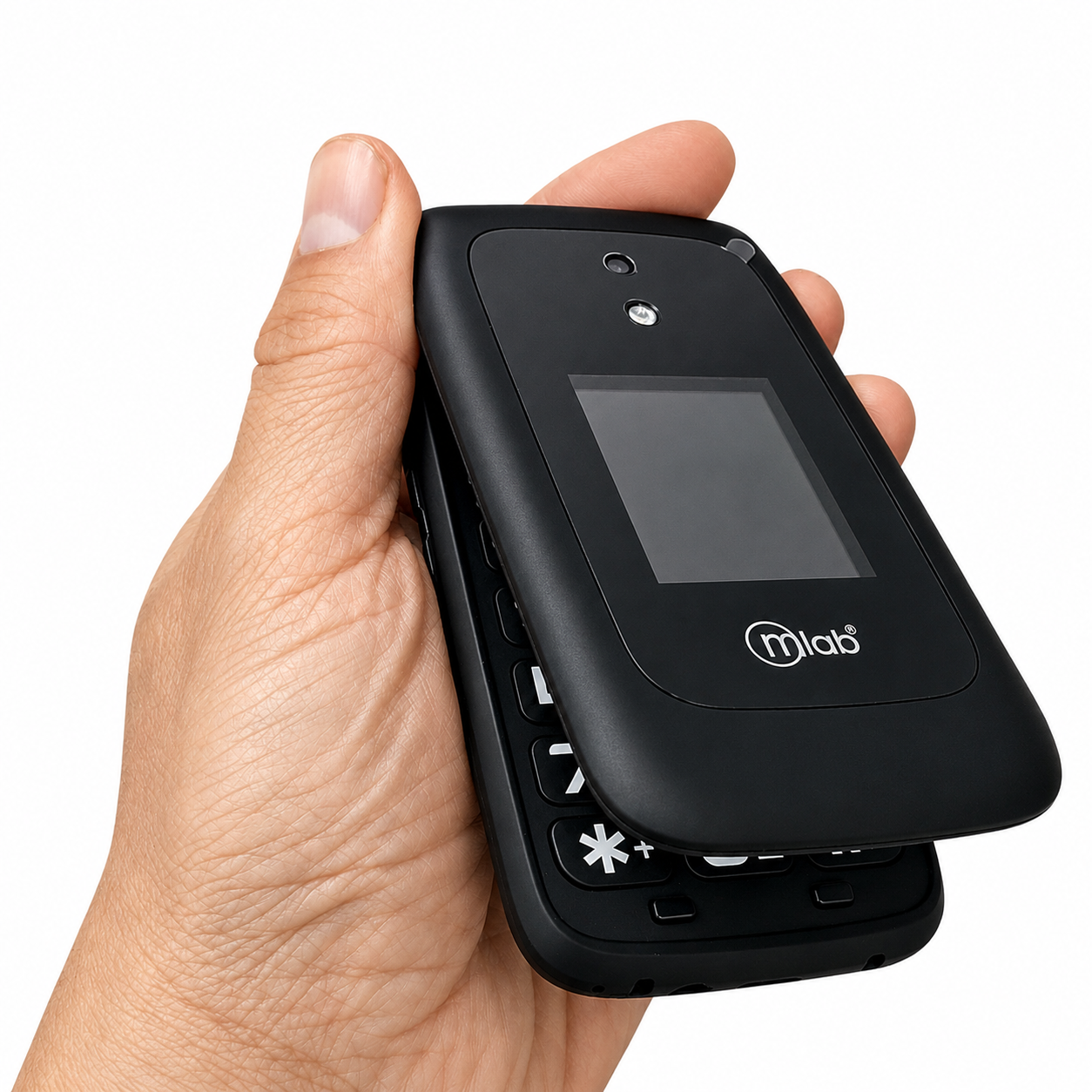 Teléfono Senior Adulto Mayor 4G Almeja con Base de Carga BK