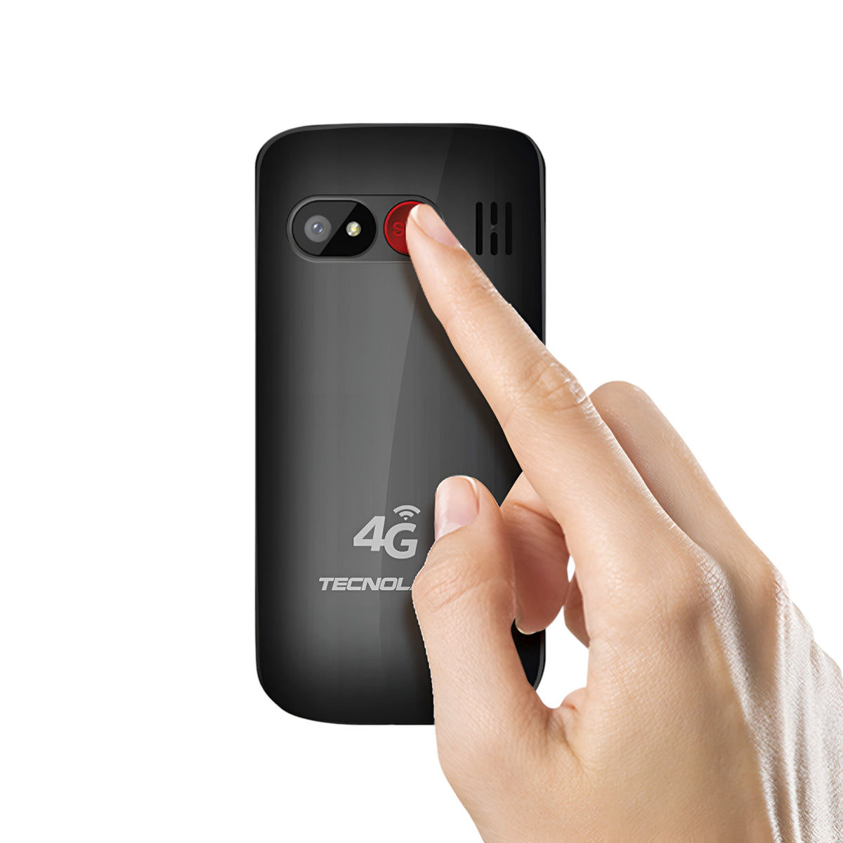 Teléfono Senior Adulto Mayor Tipo Almeja Modo S.O.S 4G 456BK