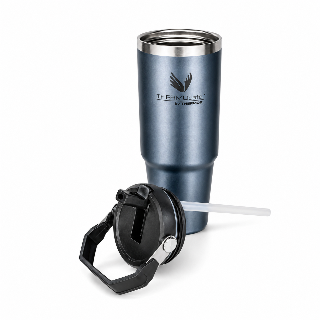 Vaso Térmico MUG Inox para Liquidos Frios 880ML Ice Blue