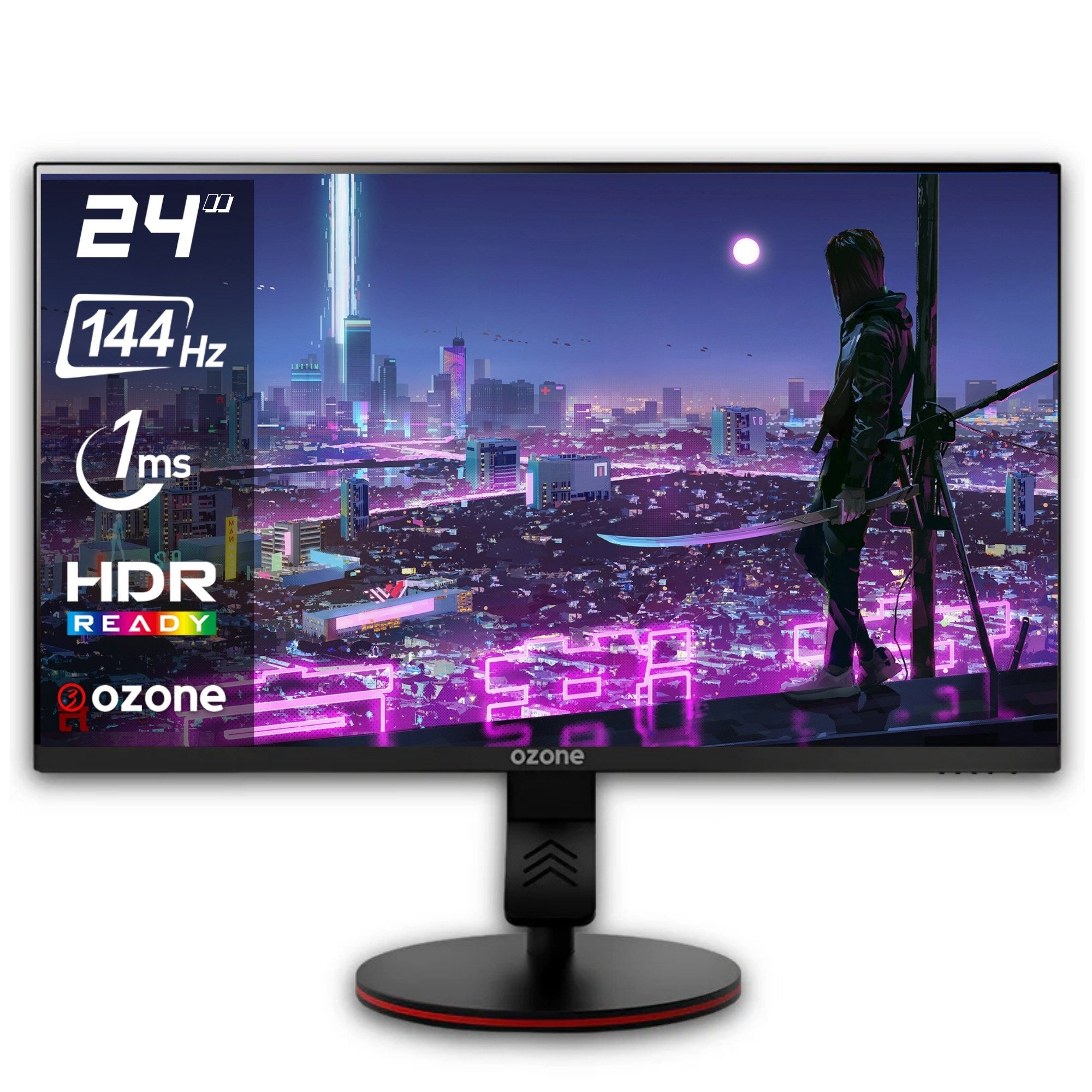 Monitor Gamer Ozone 24.5" Fhd 144Hz Fhd 1Ms Fsync Gsync Pro