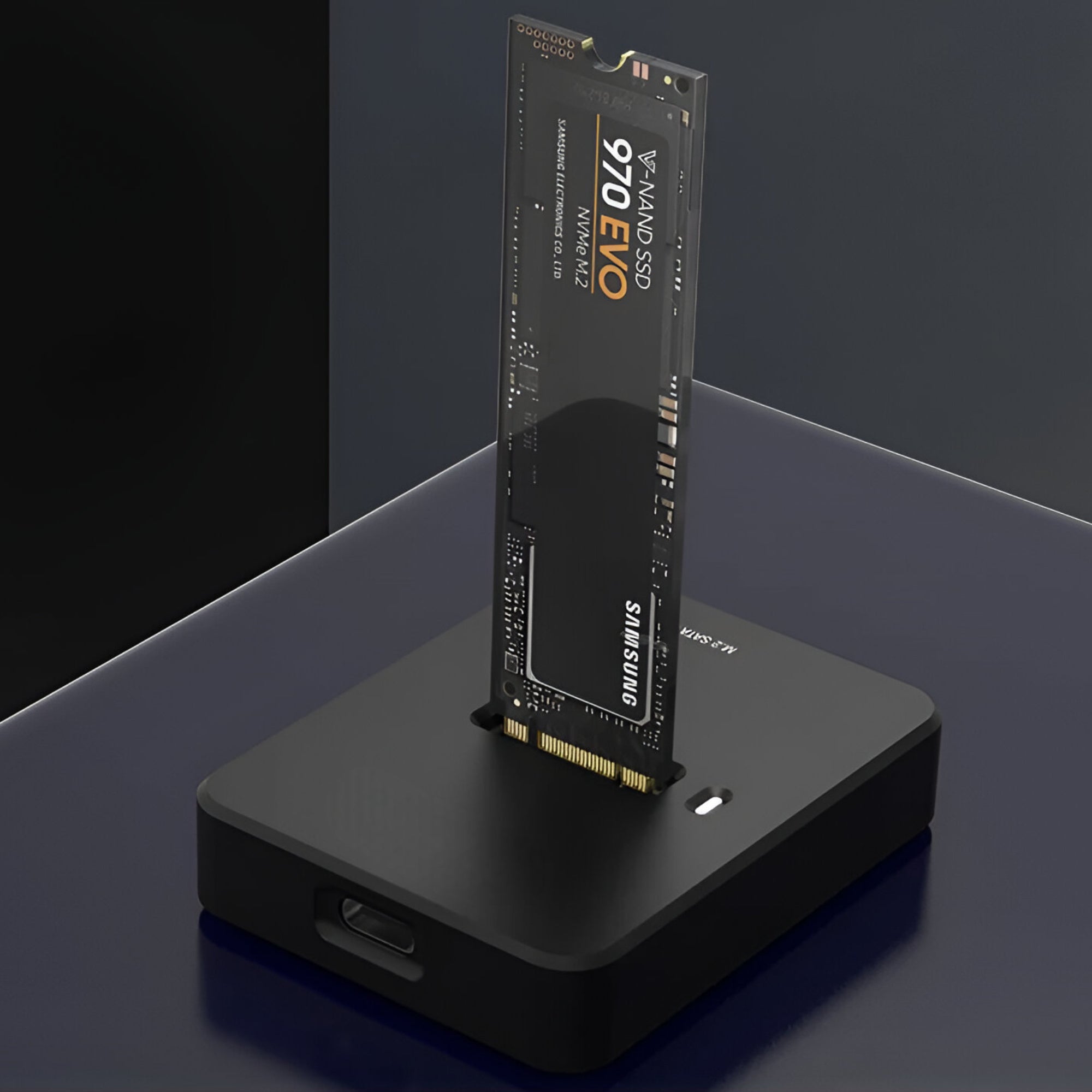 Lector de Discos SSD M.2 Dock Station USB 3.0 + USB-C DCKM2