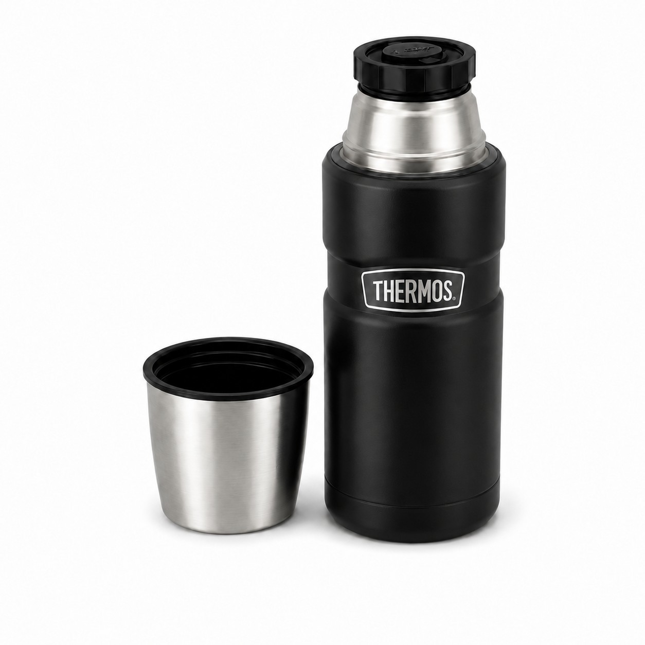 Termo Premium Inoxidable 470ML SK2000 Black Edition 18H/24h
