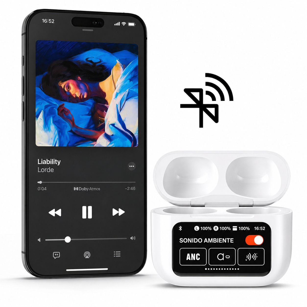 Audífonos In Ear TWS con Display LED Smart ANC Touch Edition