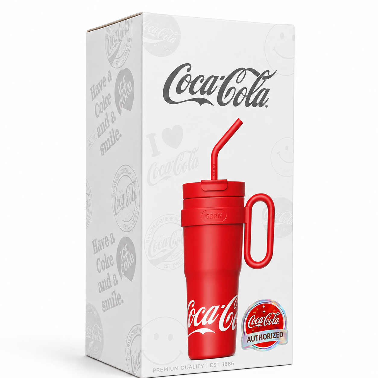 Vaso Térmico GERM Coca-Cola 1100ML RED Acero Inoxidable