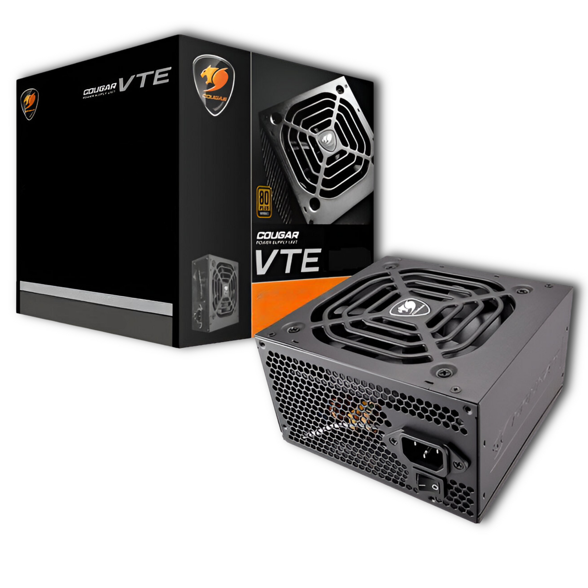 Fuente De Poder Gamer Cougar VTE 400W 80 Plus High Efficiency