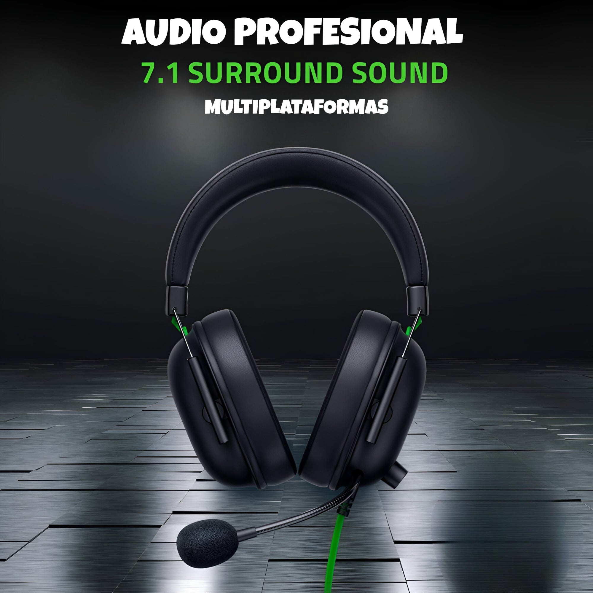 Audifonos Gamer Razer Black Shark V2 X Audio 7.1 Pc Ps4 Xbox