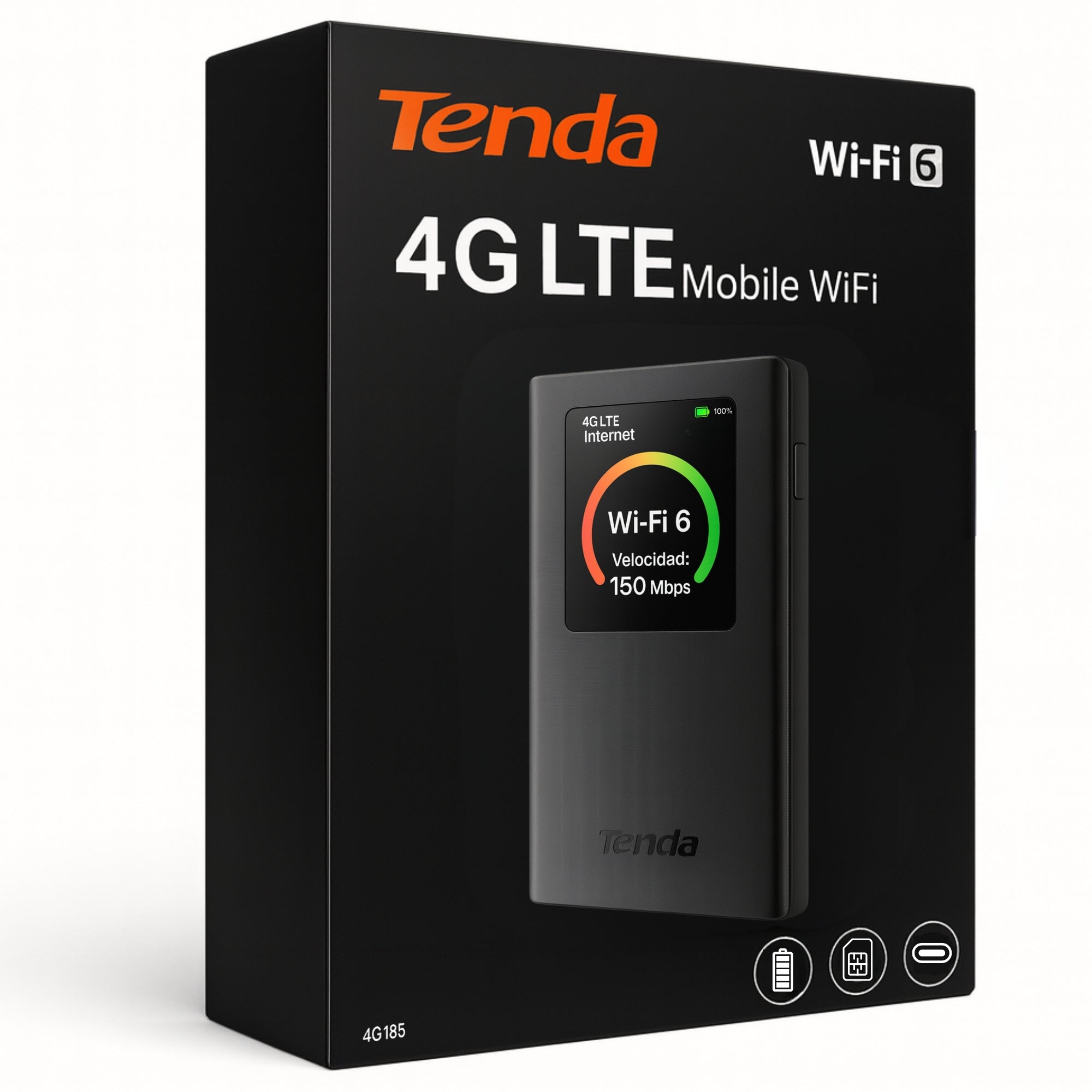 Router Portátil 4G LTE / 3G / WIFI 6 con Batería de 2100mah
