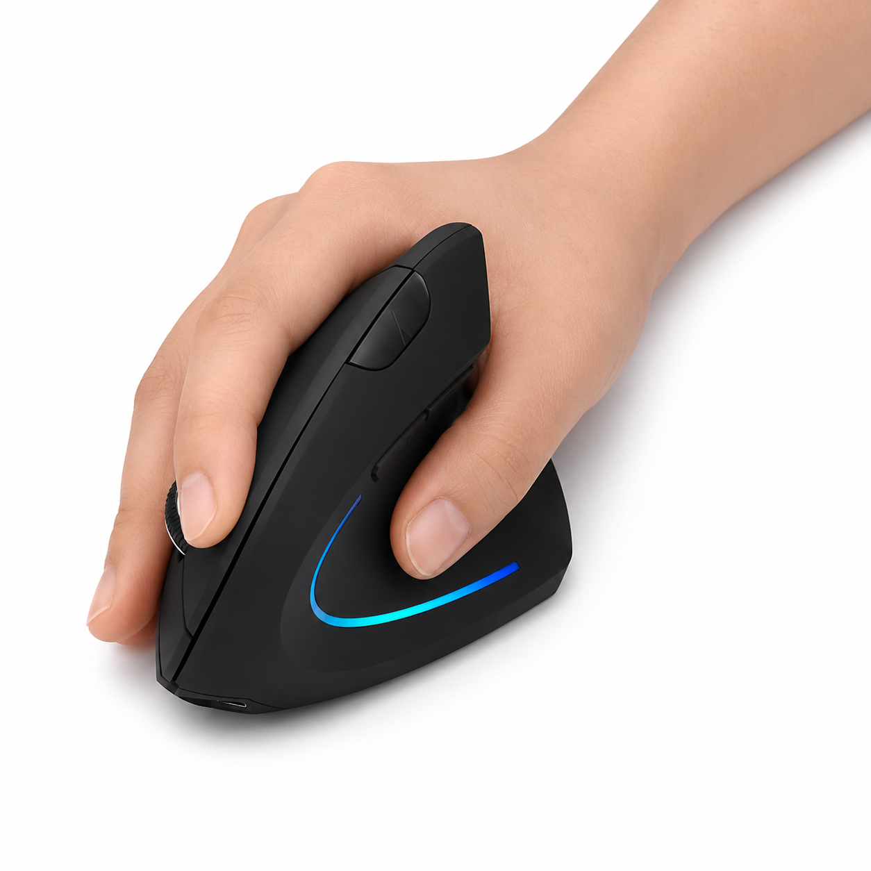 Mouse Vertical Inalámbrico Ergonómico Recargable 2.4 Ghz Pro