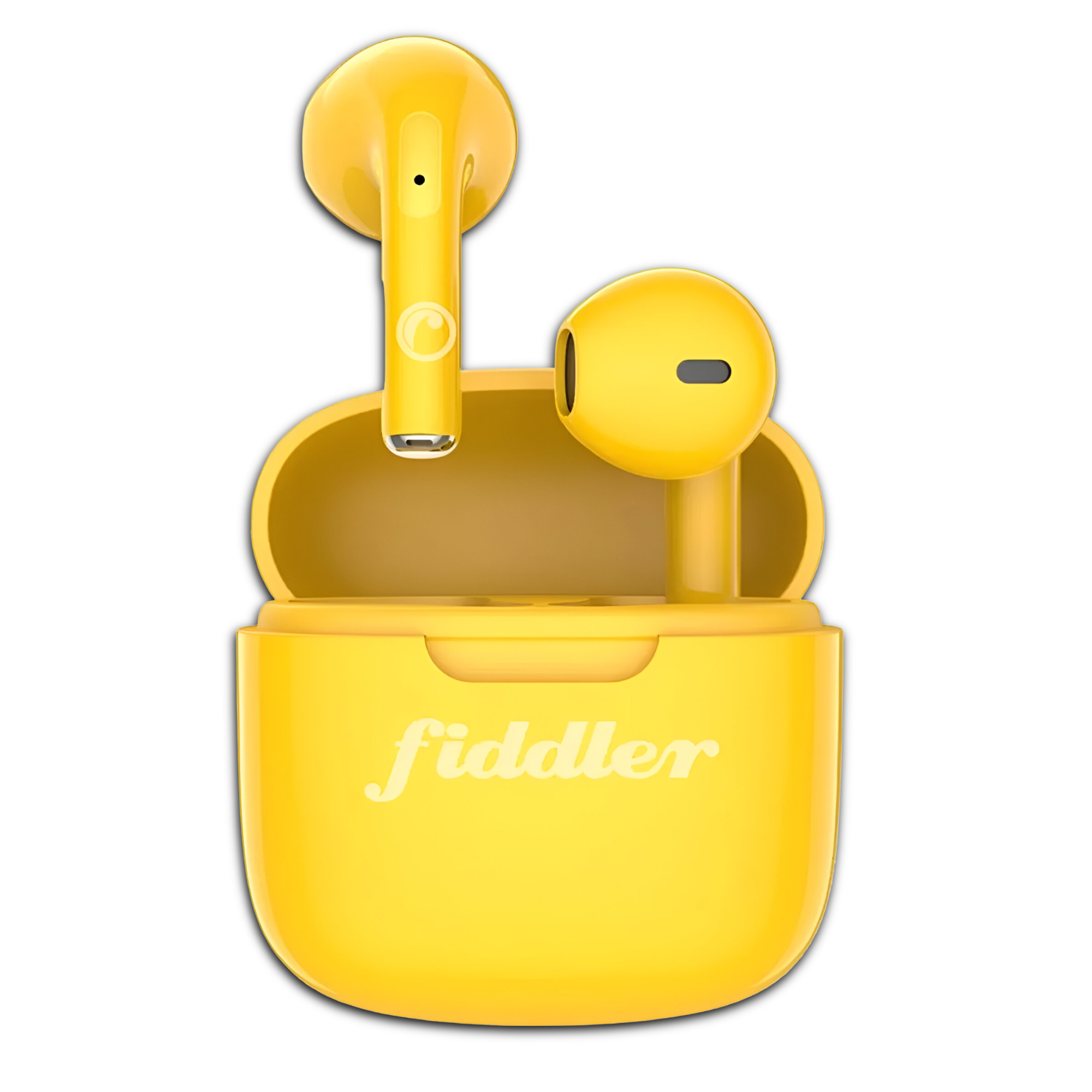 Audifonos In Ear Bluetooth Fiddler Mini Amarillo Android/IOS