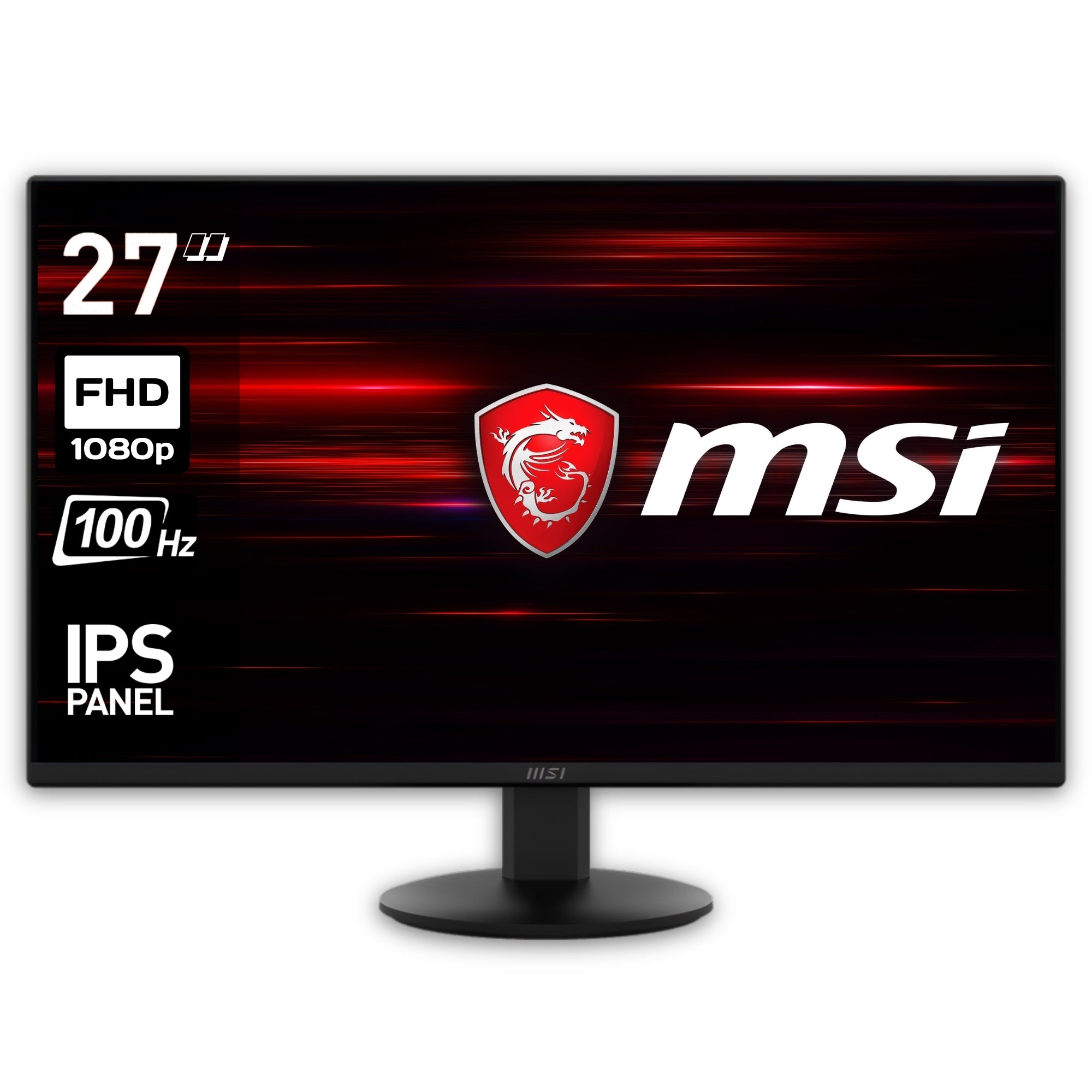 Monitor Gamer MSI PRO 27" Full HD 100HZ+ HDR Ultra Light IPS