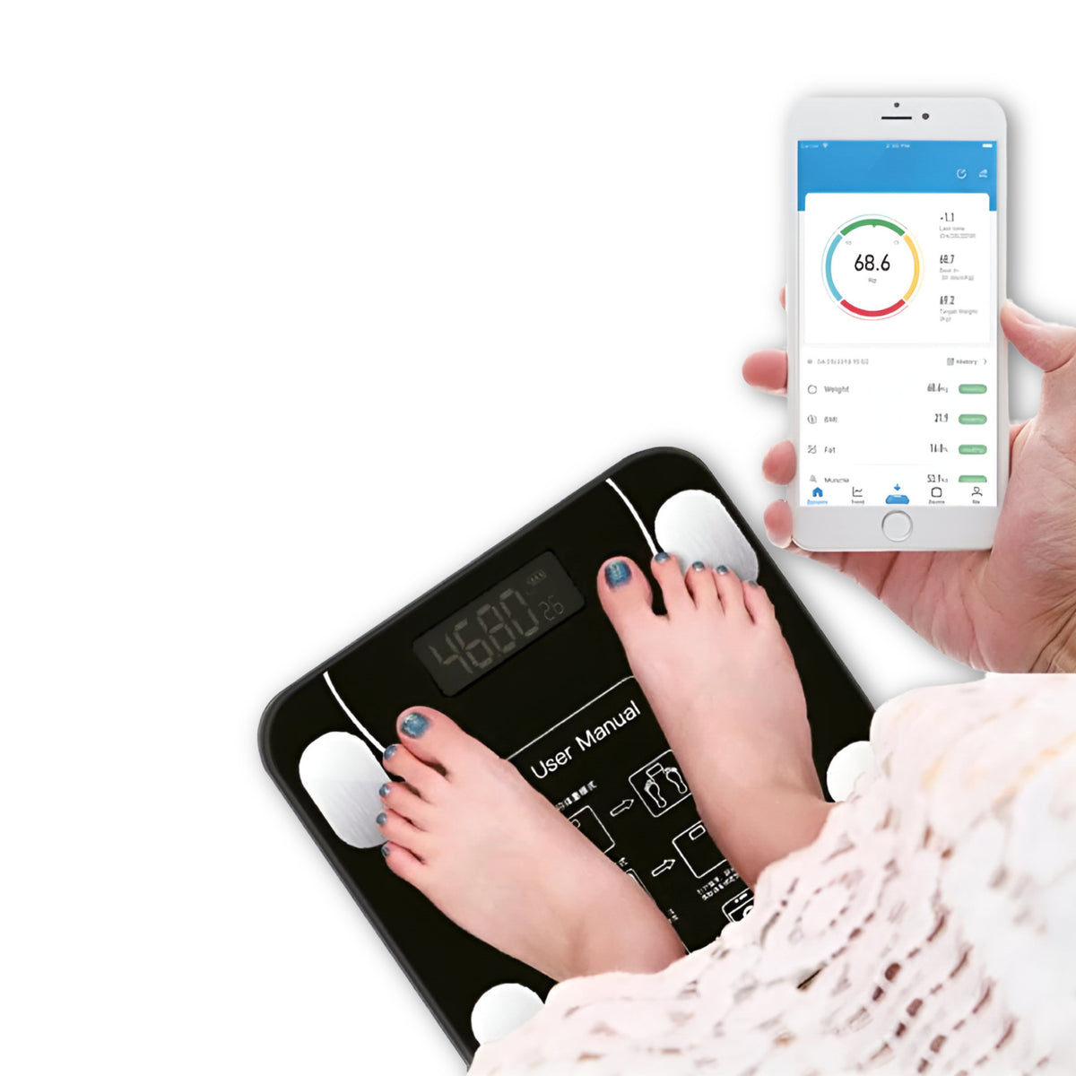 Balanza Digital Inteligente Multifuncional de Personas TL326