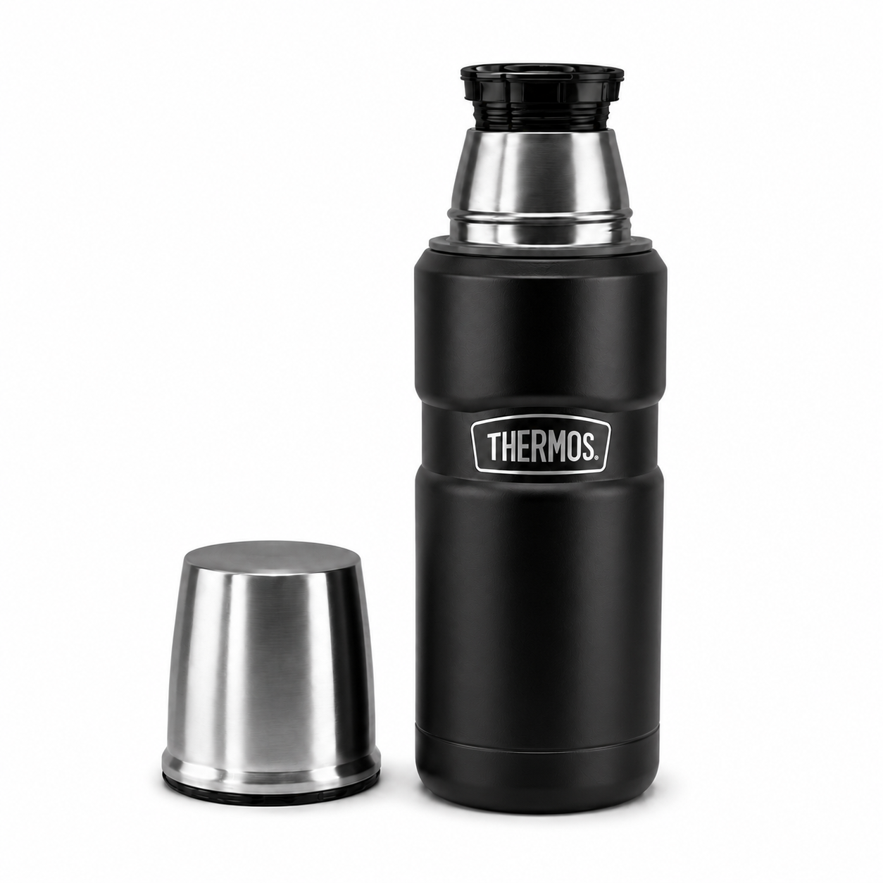 Termo Premium Thermos King Inox SK2000 470ML 18H/24H Black