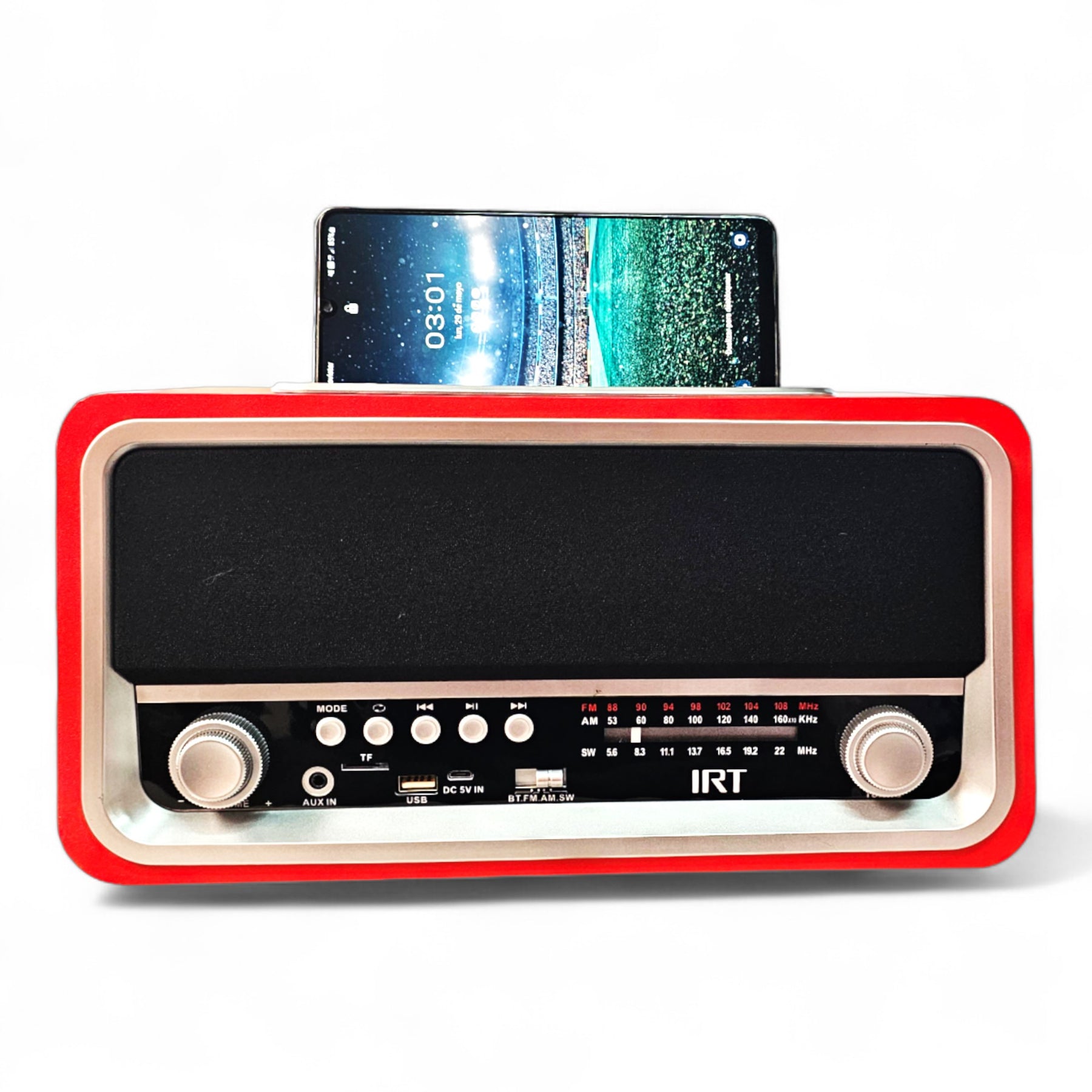 Radio Retro Vintage IRT Bluetooth /AM /FM Recargable RETRO06
