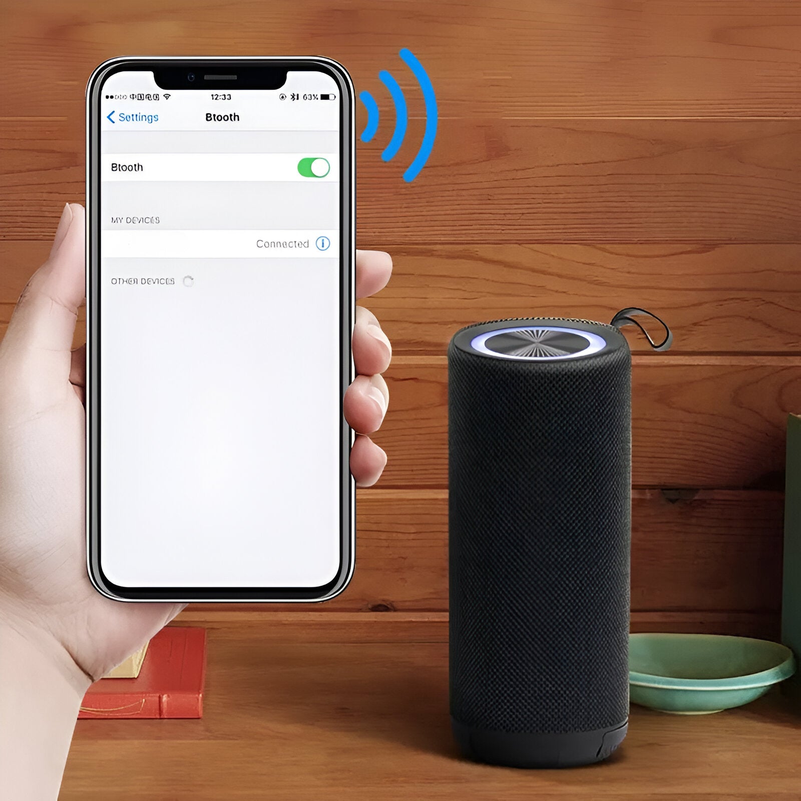 Parlante Bluetooth Monster TWS / FM / RGB / USB-C P468N +10W