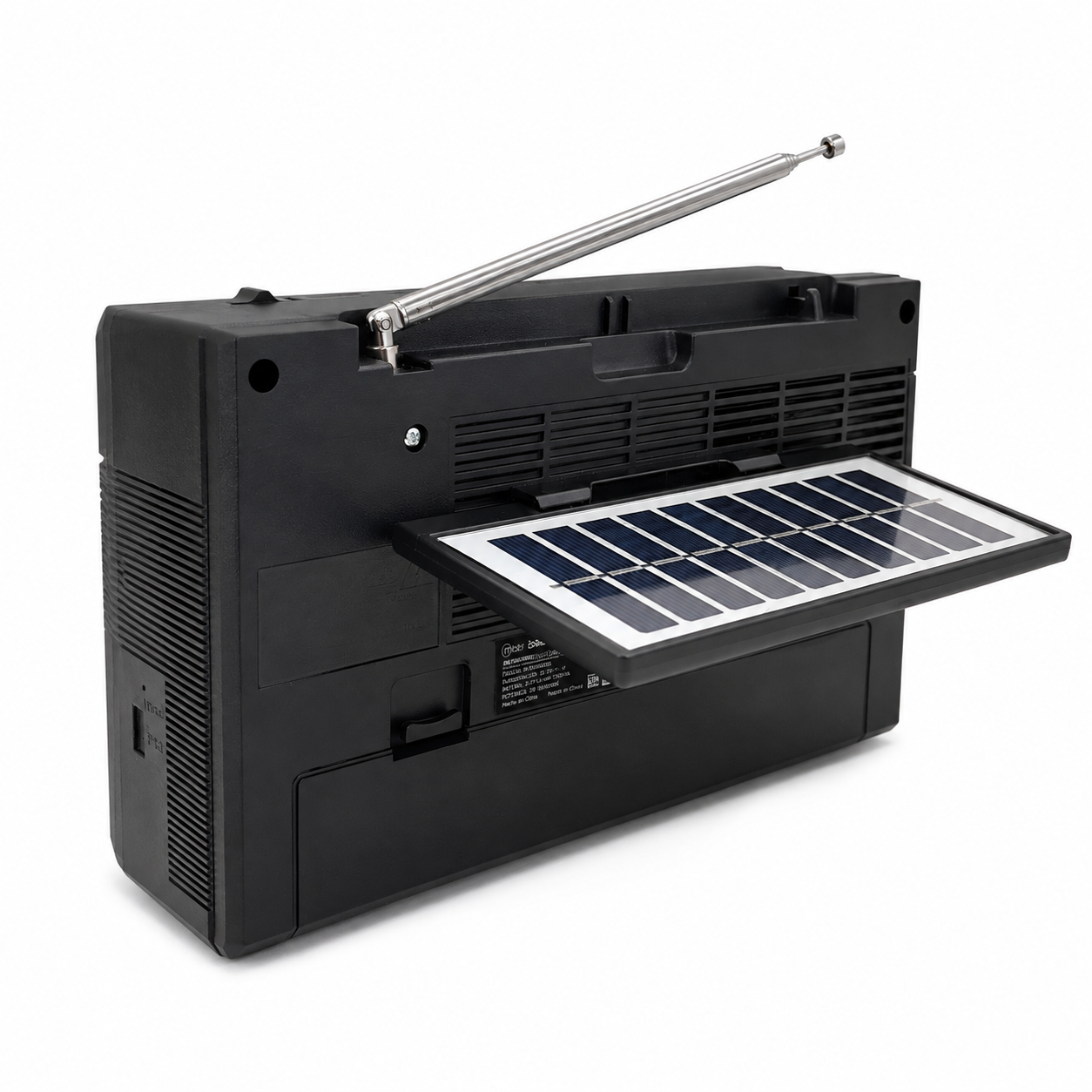 Radio AM/ FM/ SW/ BT Recargable USB-C + Carga Solar & Pilas