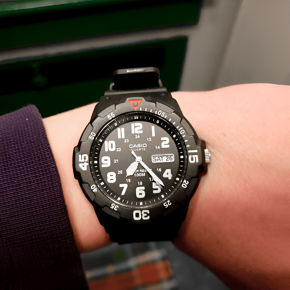 Reloj de Hombre Casio Black Mrw-200H-1Bvdf Classic Analog