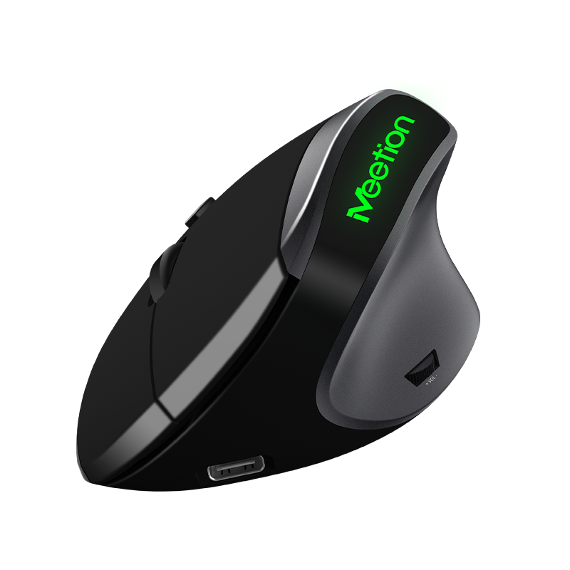 Mouse Vertical Recargable Ergonomic Wireless Meetion USB-C