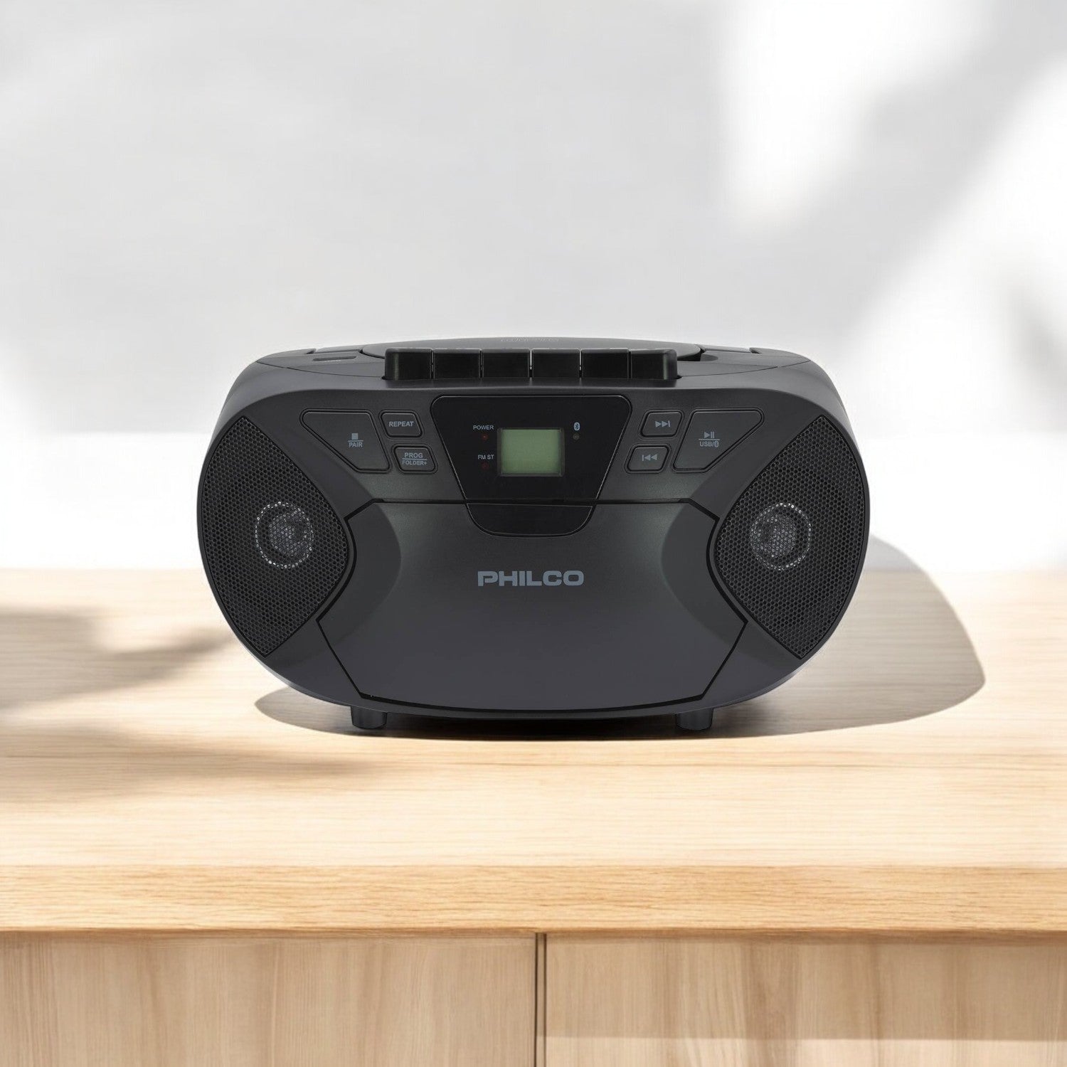 Radio Boombox Retro con CD, Cassette y Bluetooth PJC2050BT