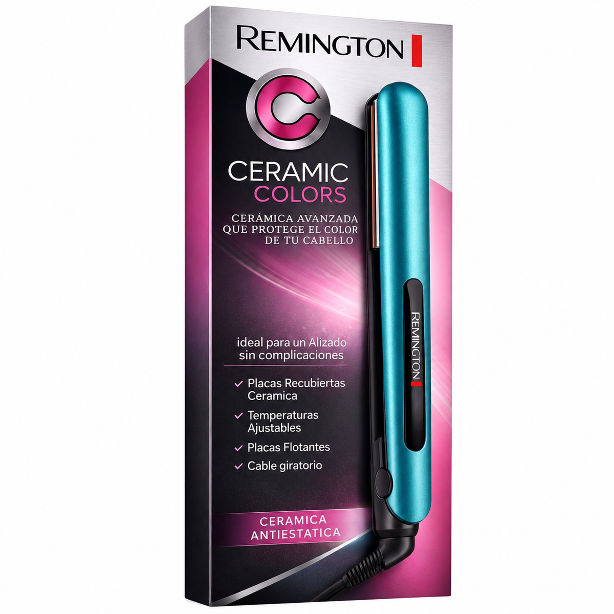 Alisador De Cabello Remington S1520 Ceramic Colors