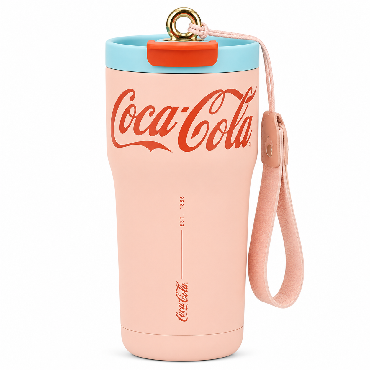 Vaso Mug Térmico GERM Coca-Cola Pink Inoxidable 700 ML