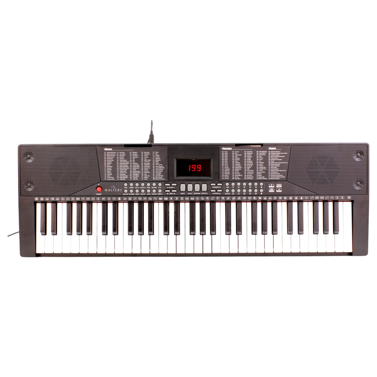 Teclado Musical Walters de 61 Notas con Display LED WPK-683B