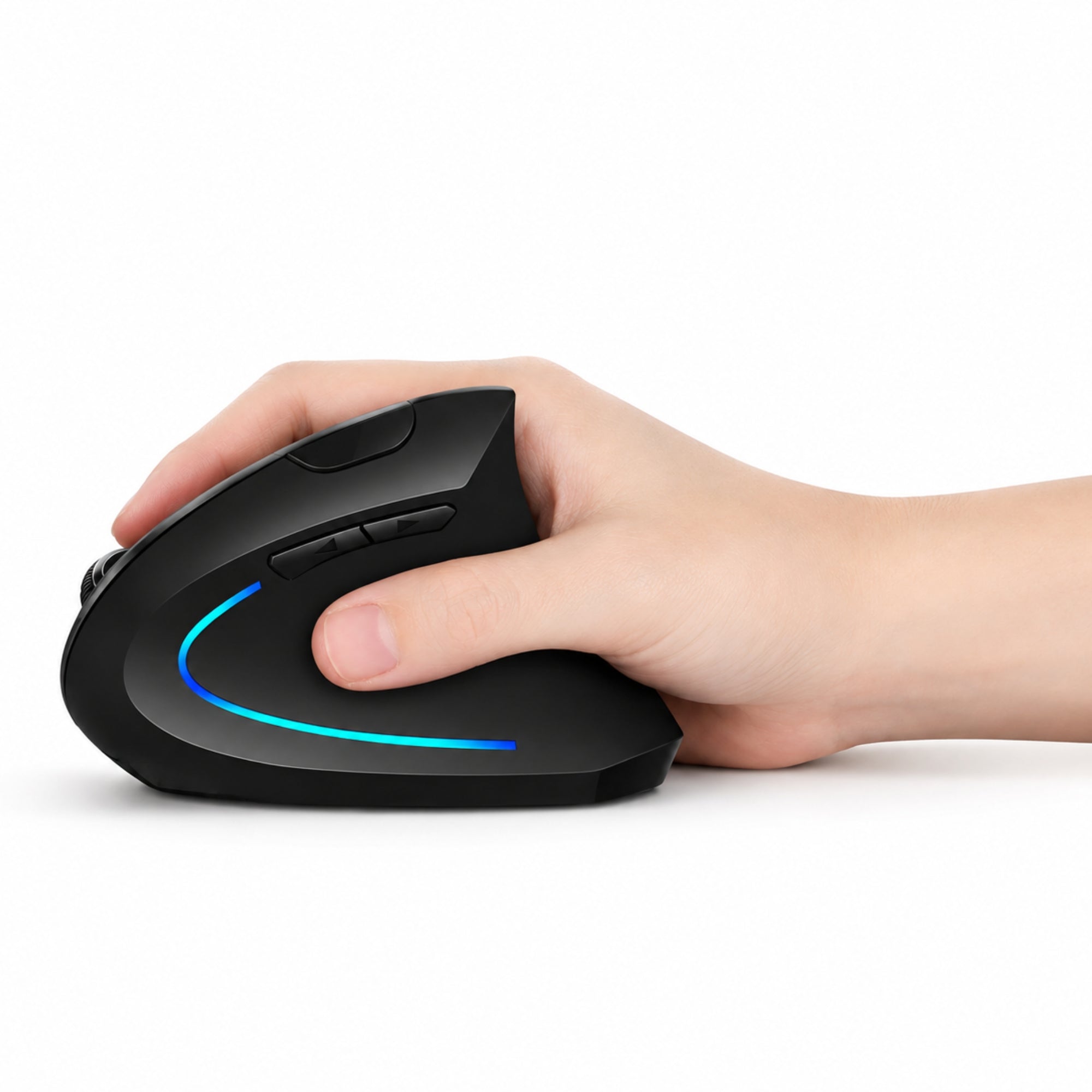 Mouse Vertical Inalámbrico Ergonómico Recargable 2.4 Ghz Pro