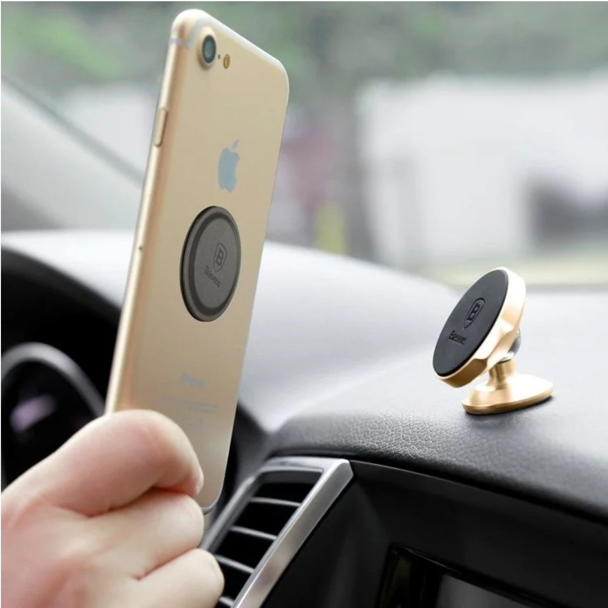 Pack de 2 Imanes Magnéticos para Smartphone con Adhesivo 3M