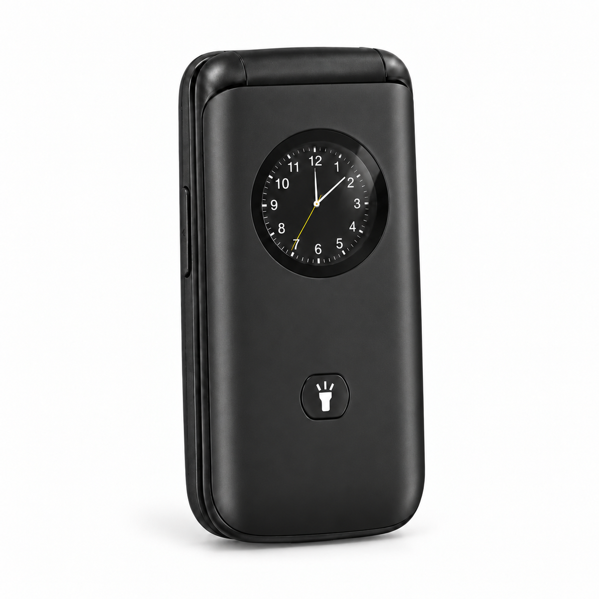 Celular Adulto Mayor 4G Tipo Almeja Liberado Botón SOS Negro