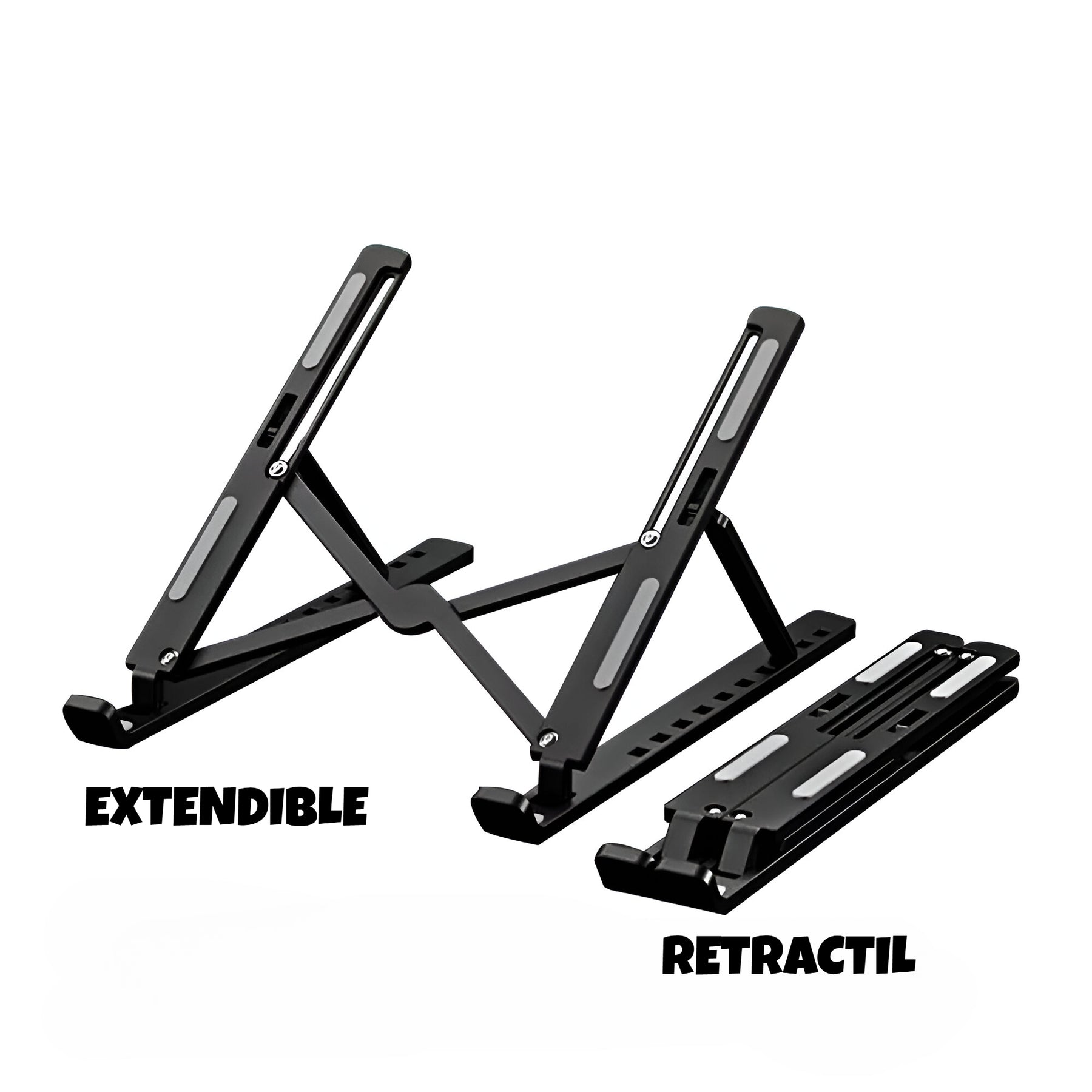 Soporte para Notebooks y Macbooks Retractil de Aluminio
