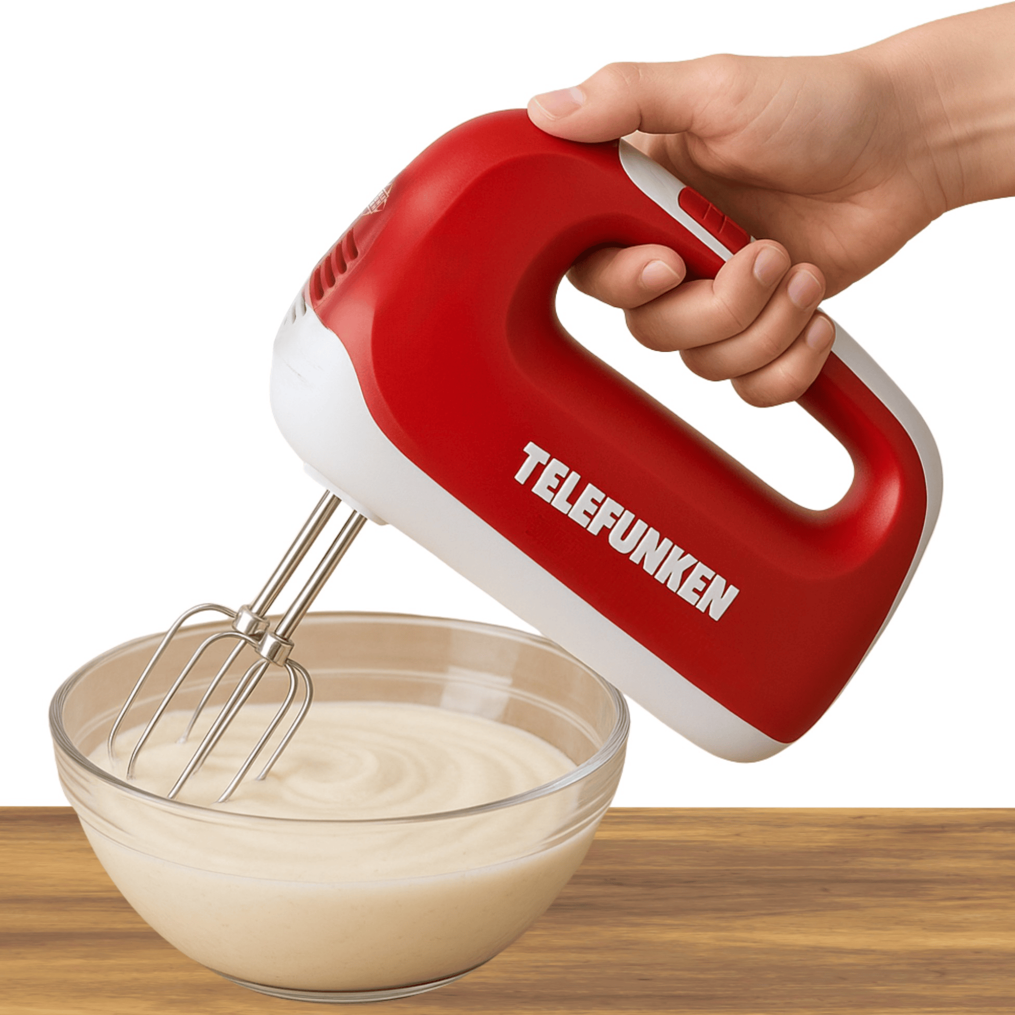 Batidora de Mano Telefunken 300W 5 Speed HANDMIX-1500