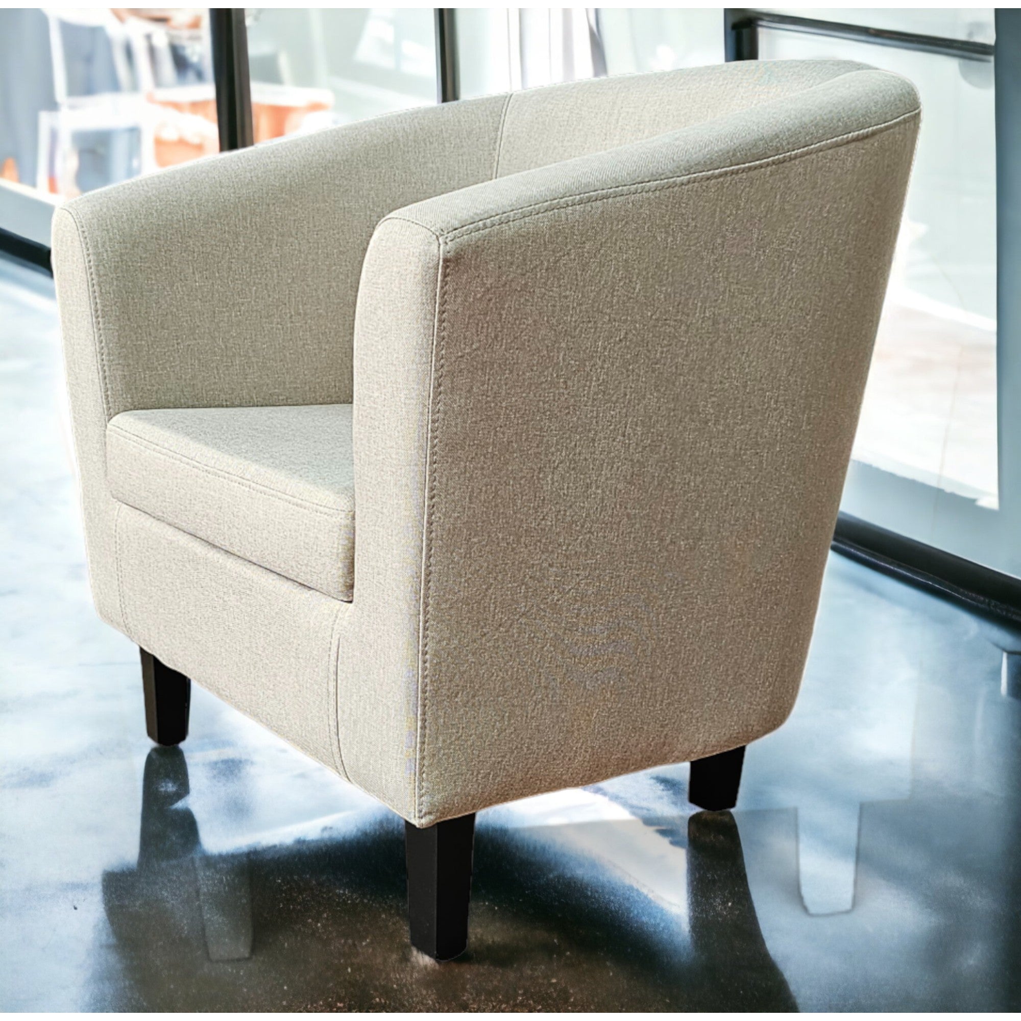 Poltrona Moderna de Descanso Individual Deluxe Gris
