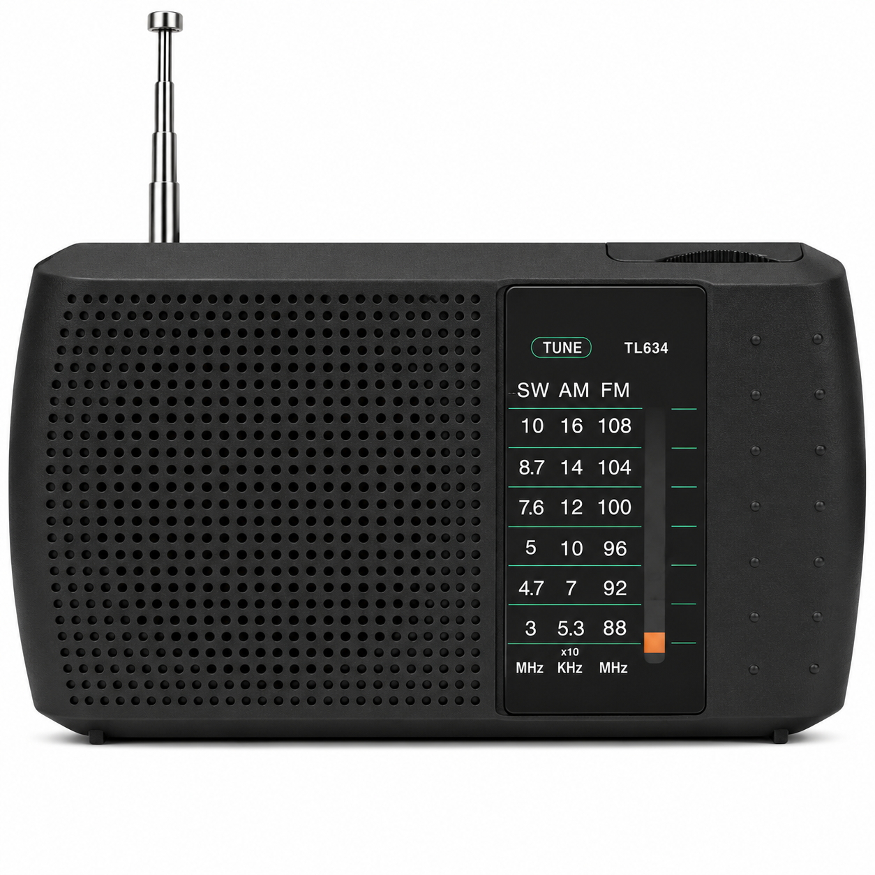 Radio Portátil de Bolsillo Multibandas AM/ FM / SW TL634