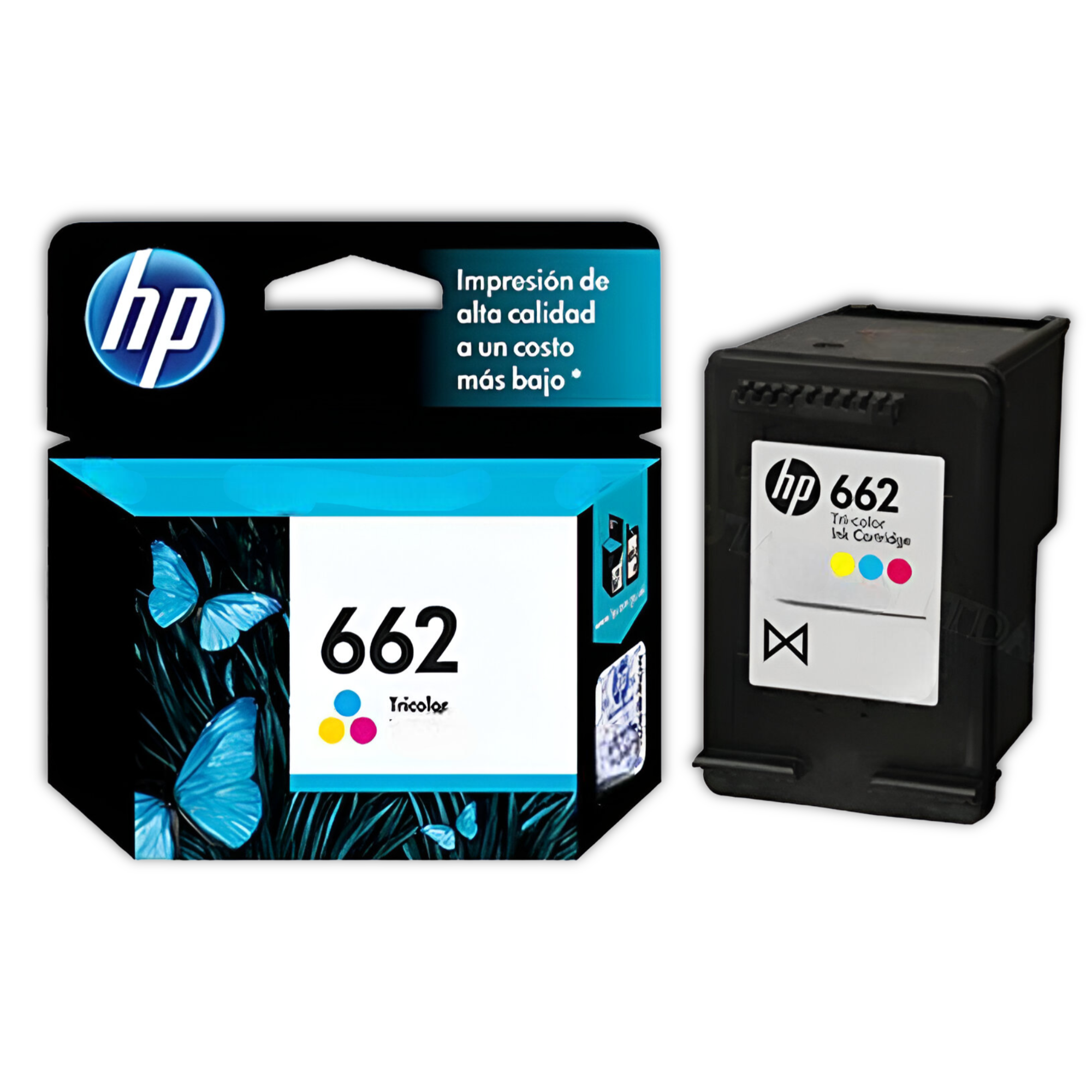 Tinta HP 662 Tricolor Cartridge Original CZ104AL 2ML Color
