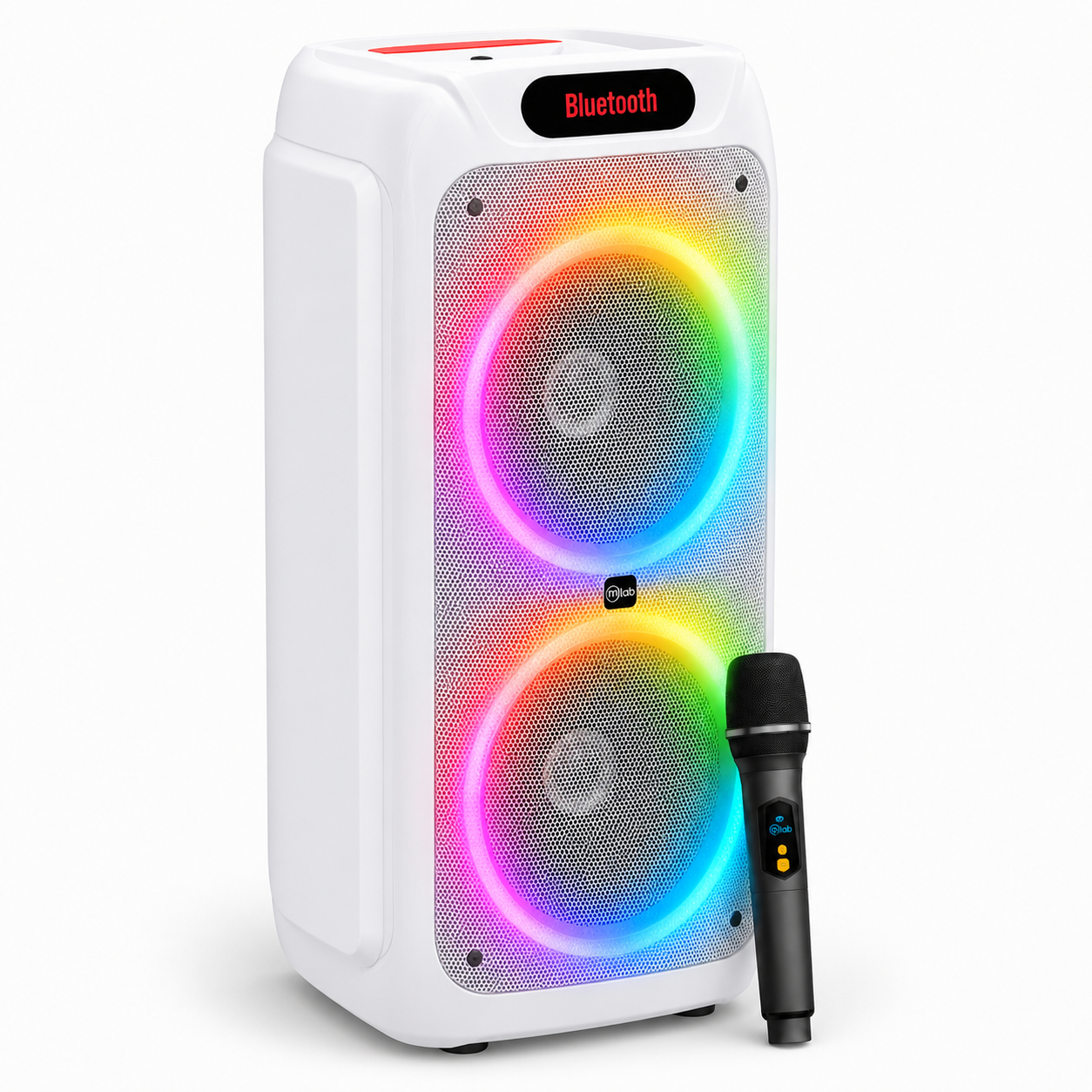 Parlante Karaoke 10" Flaming Power Bass MicWireless 75W RMS