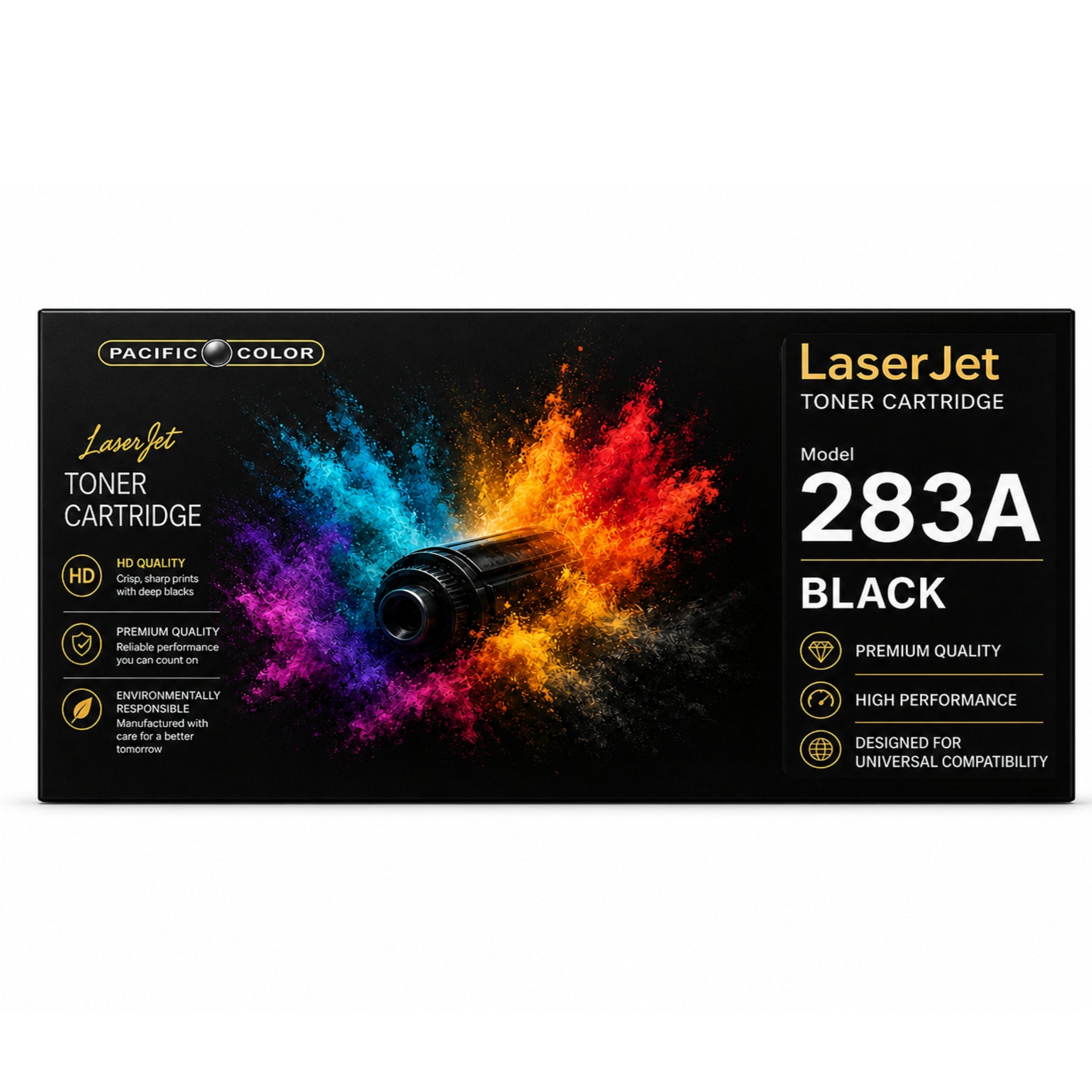 Toner Alternativo Pacific para Impresoras HP 283 | 83A X L