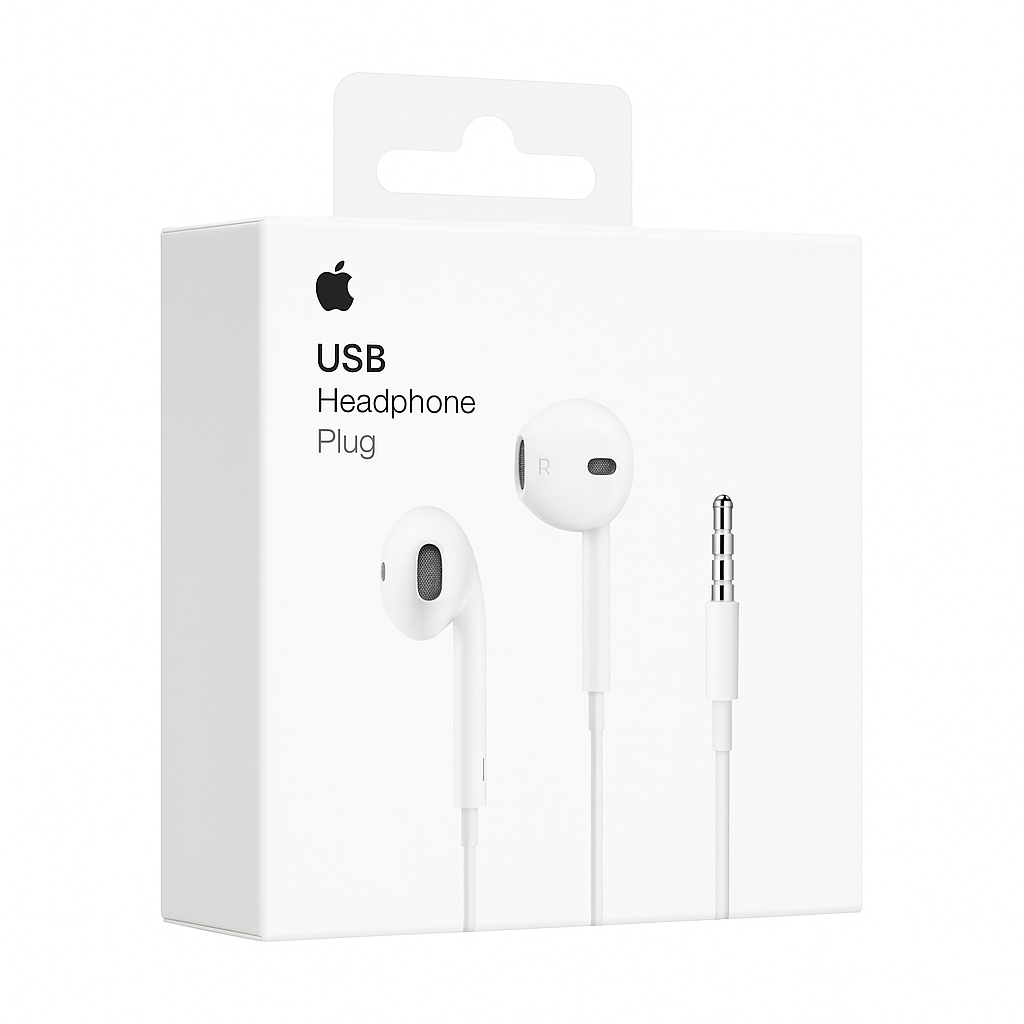 Audífonos Apple Eardpods Jack 3.5mm Original White