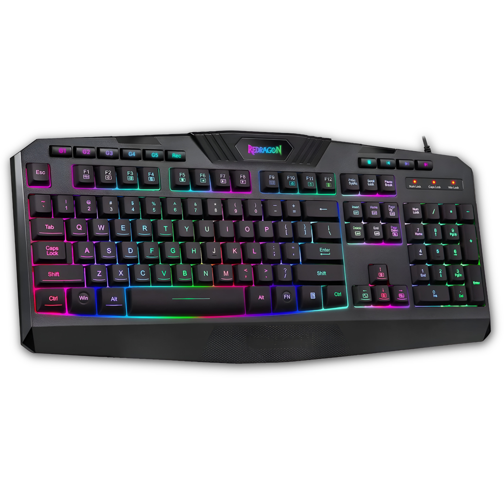 Teclado Gamer Redragon Harpe Pro Anti-Ghosting Full RGB