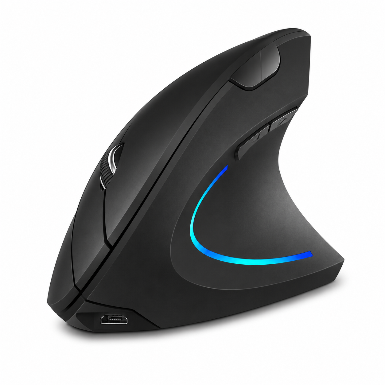 Mouse Vertical Inalámbrico Ergonómico Recargable 2.4 Ghz Pro